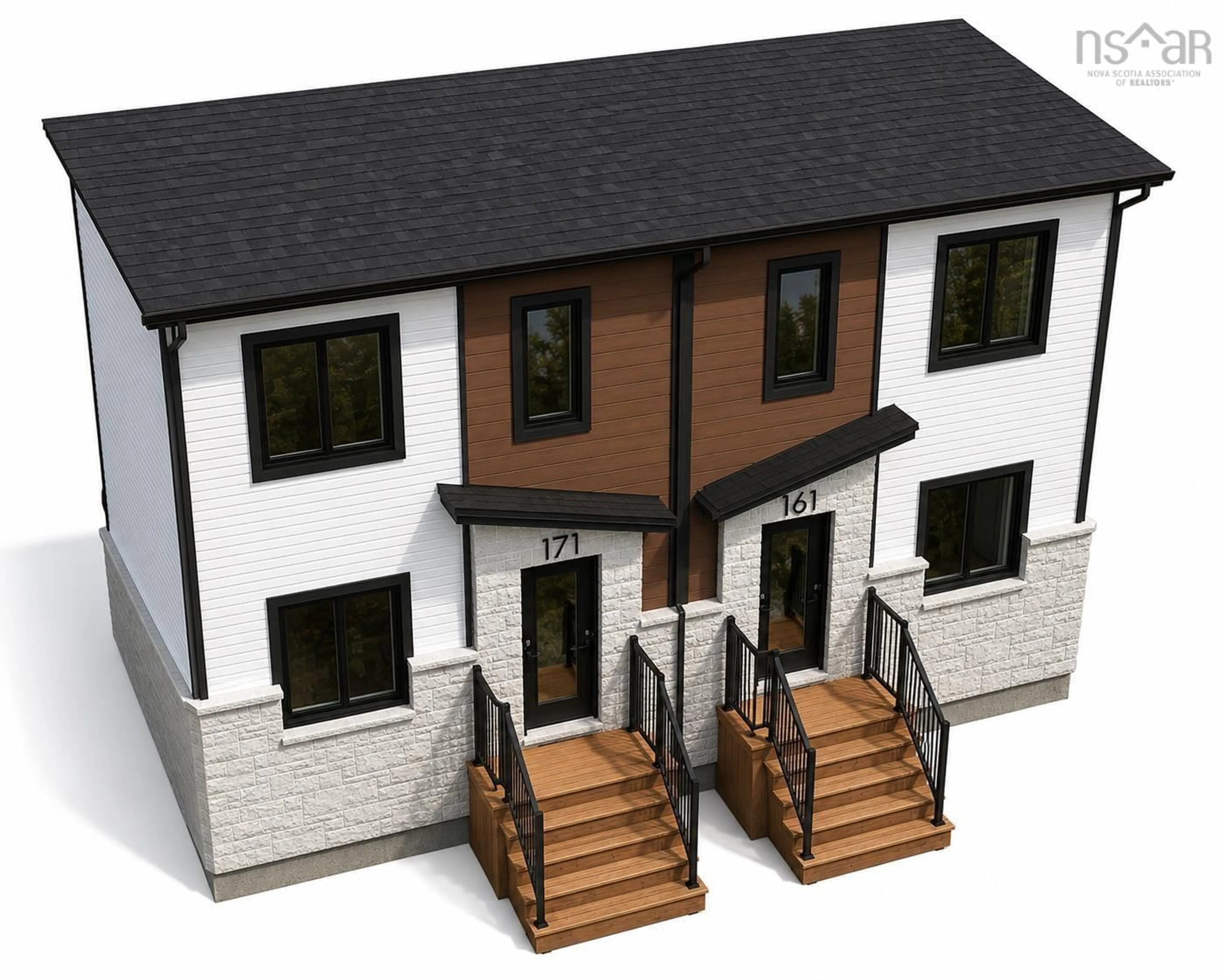 Home with brick exterior material, building for 188 Honeygold Dr #26B, Halifax Nova Scotia B3R 0G2