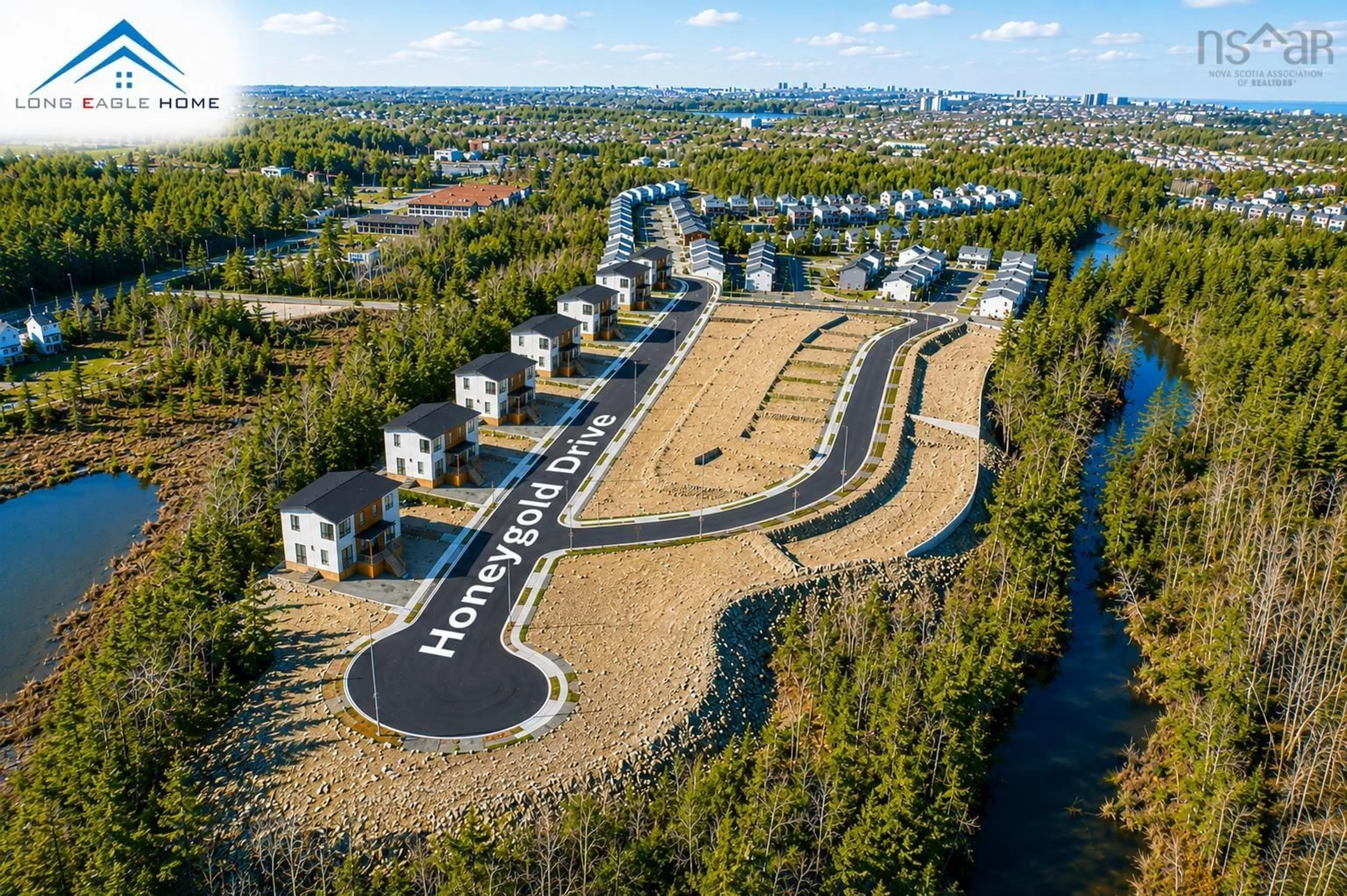 A pic from outside/outdoor area/front of a property/back of a property/a pic from drone, street for 188 Honeygold Dr #26B, Halifax Nova Scotia B3R 0G2