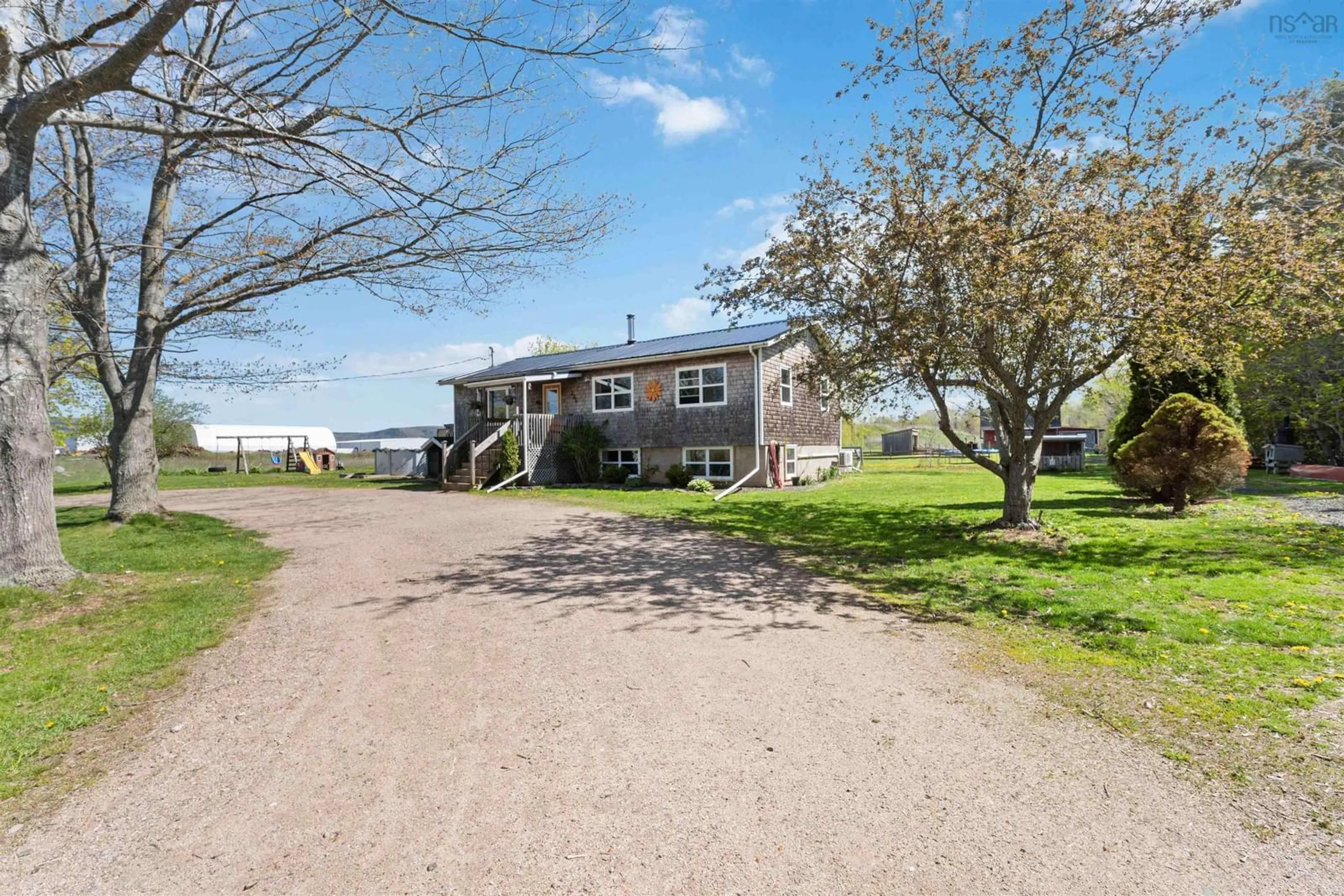 A pic from outside/outdoor area/front of a property/back of a property/a pic from drone, water/lake/river/ocean view for 334 Fitch Rd, Clarence East Nova Scotia B0S 1M0