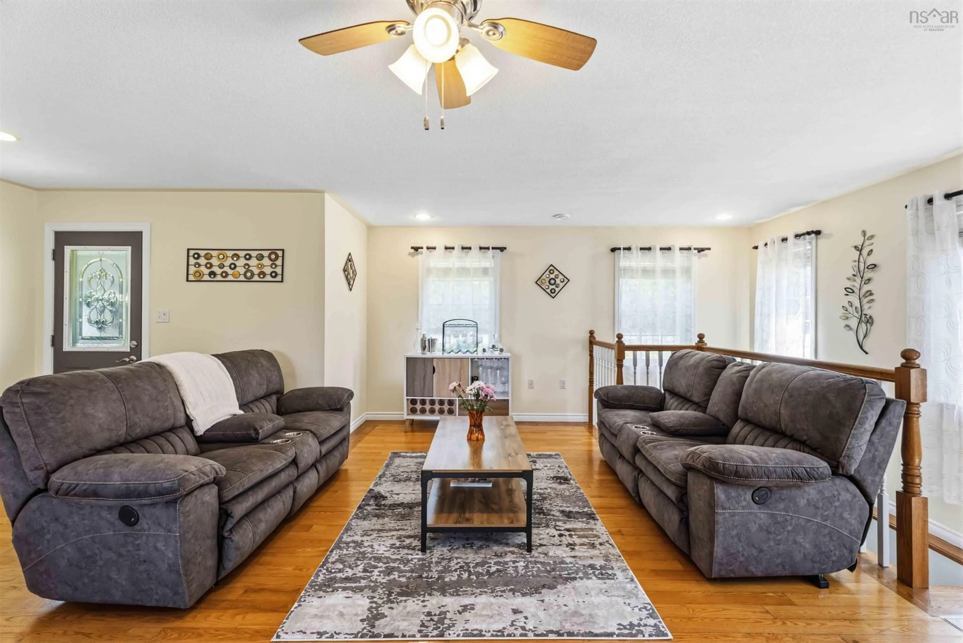 Living room with furniture, unknown for 495 Victoria Rd, Millville Nova Scotia B0P 1C0