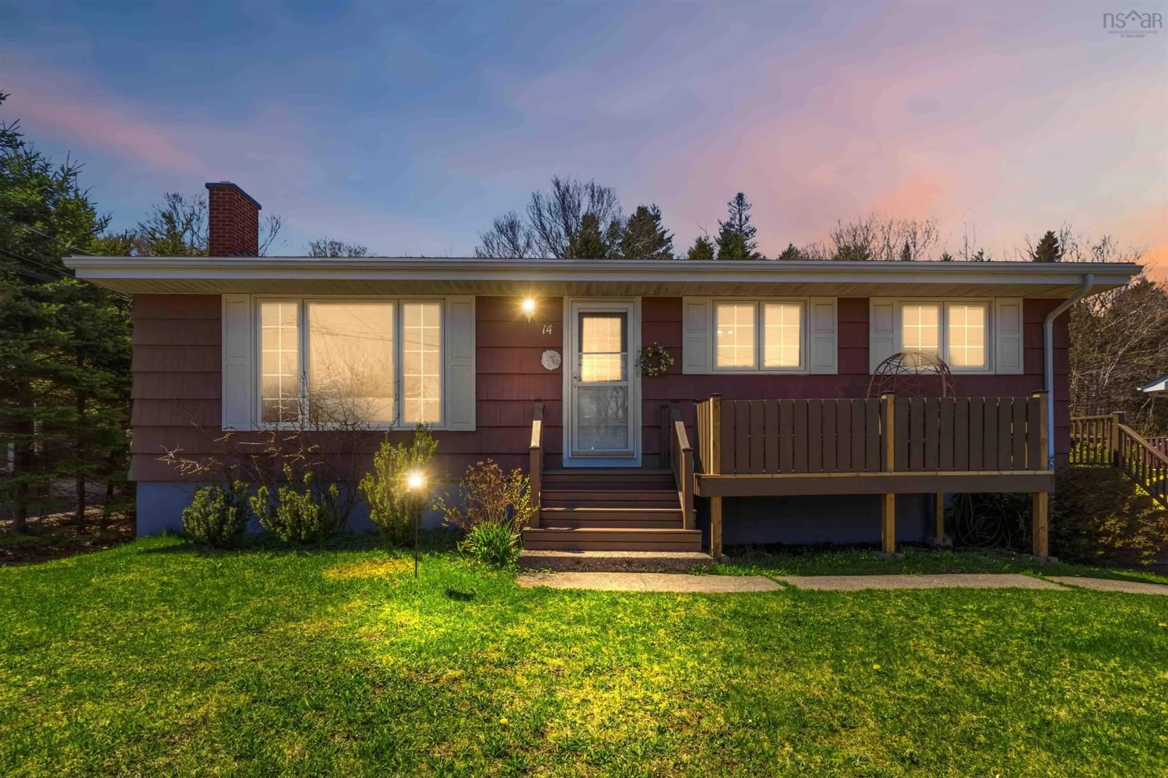 Home with brick exterior material, street for 14 Ridgecrest Dr, Dartmouth Nova Scotia B2W 2L5