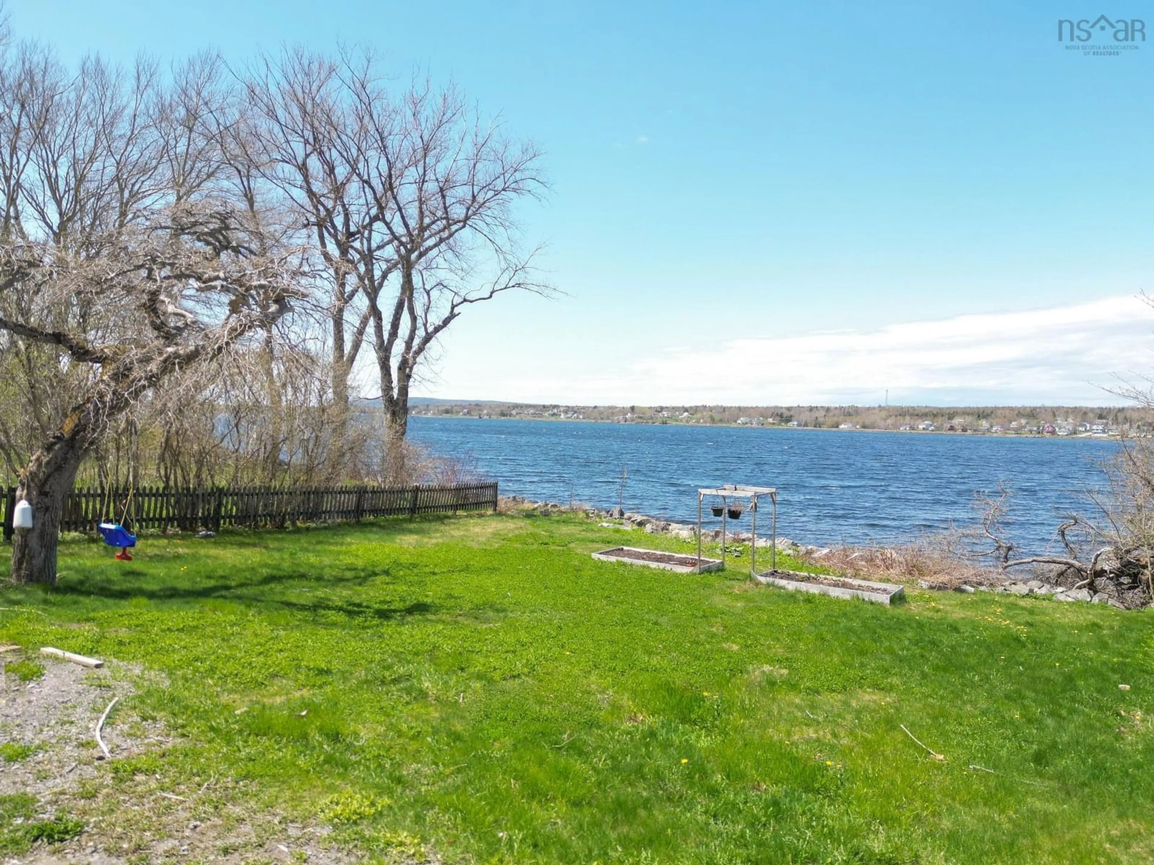 Patio, water/lake/river/ocean view for 118 Kings Rd, Sydney Nova Scotia B1S 1A1