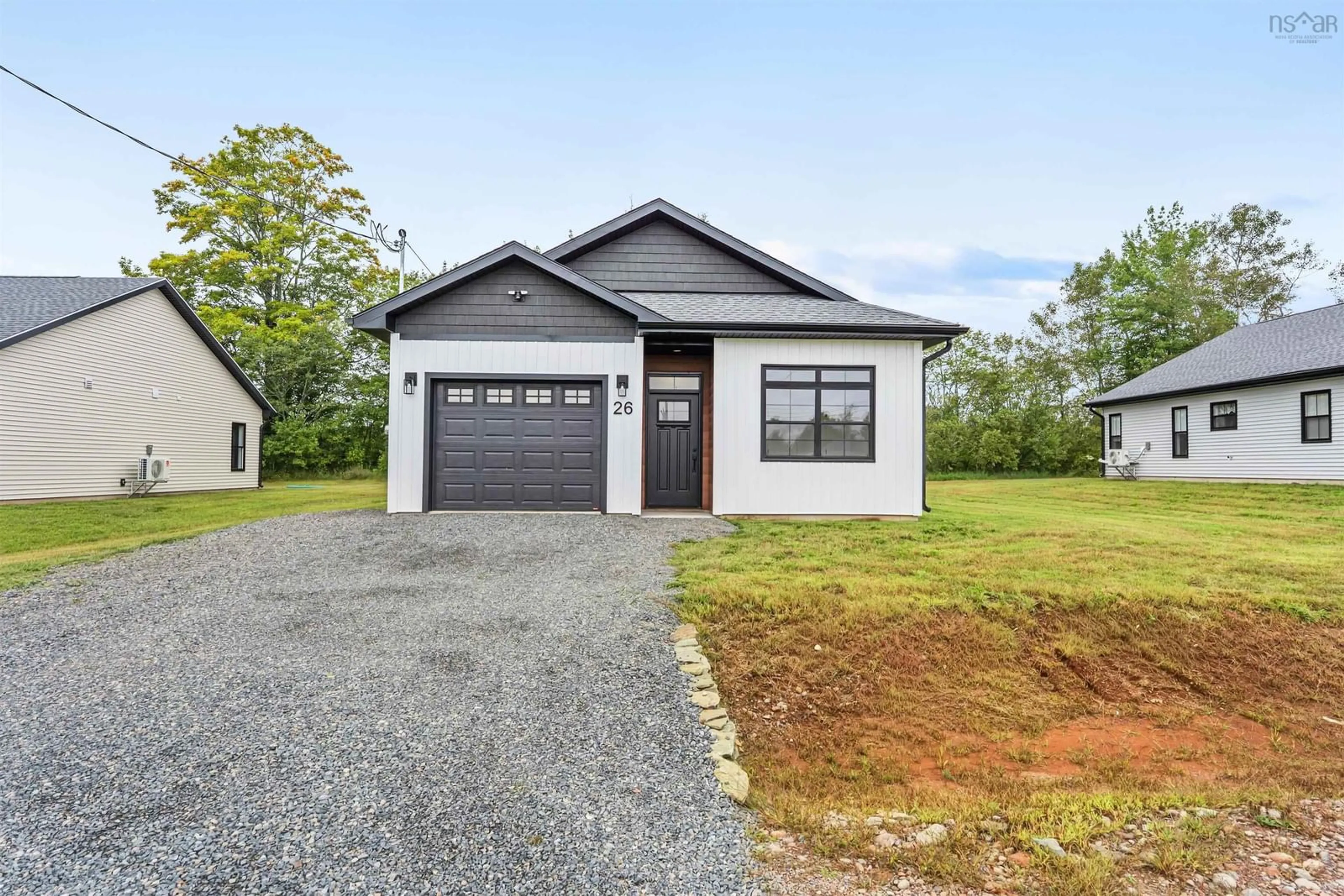 Home with vinyl exterior material, street for 26 Livia Meadows #19, Debert Nova Scotia B0M 1G0