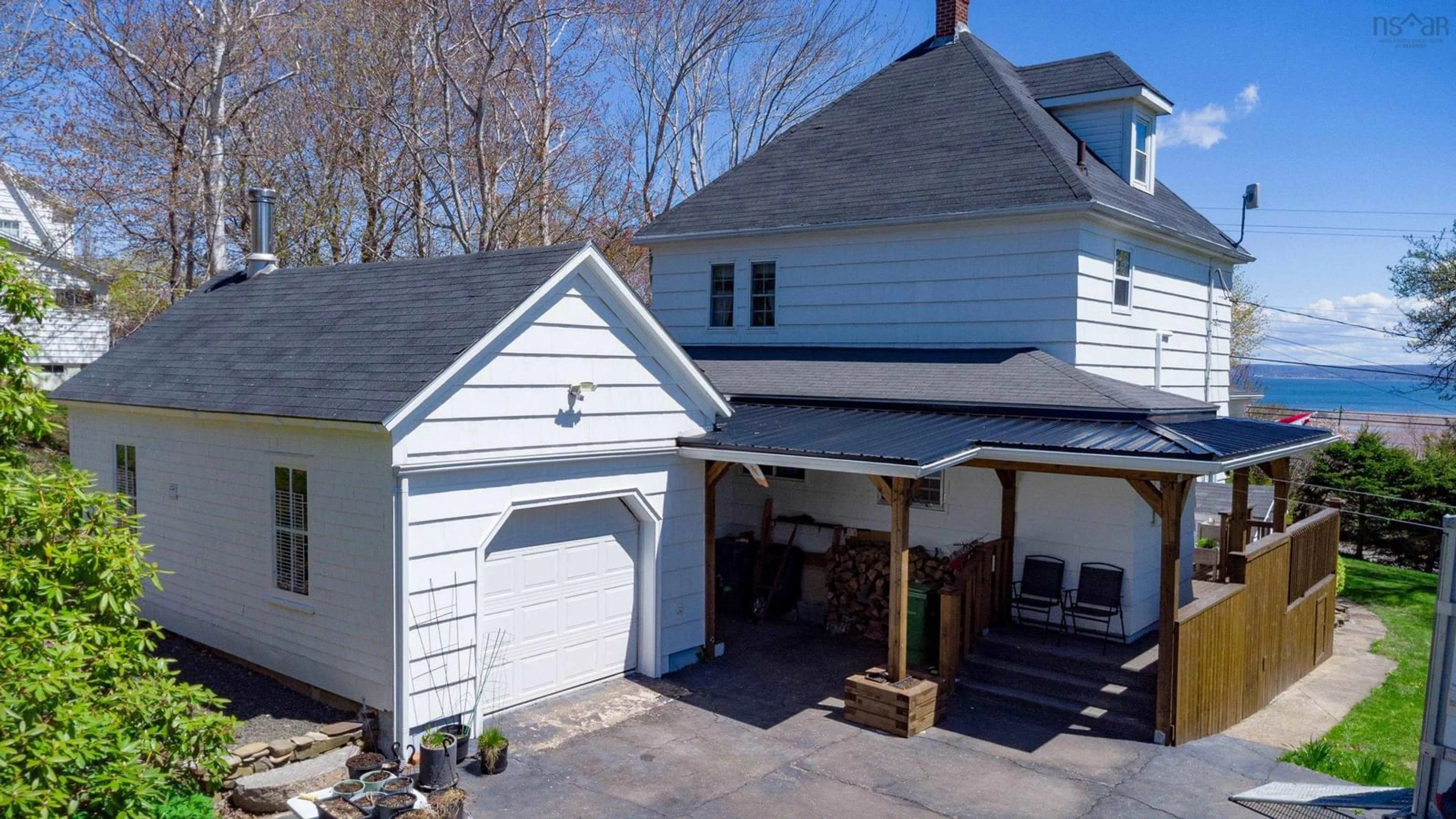 A pic from outside/outdoor area/front of a property/back of a property/a pic from drone, street for 26 Culloden Road, Mount Pleasant Nova Scotia B0V 1A0