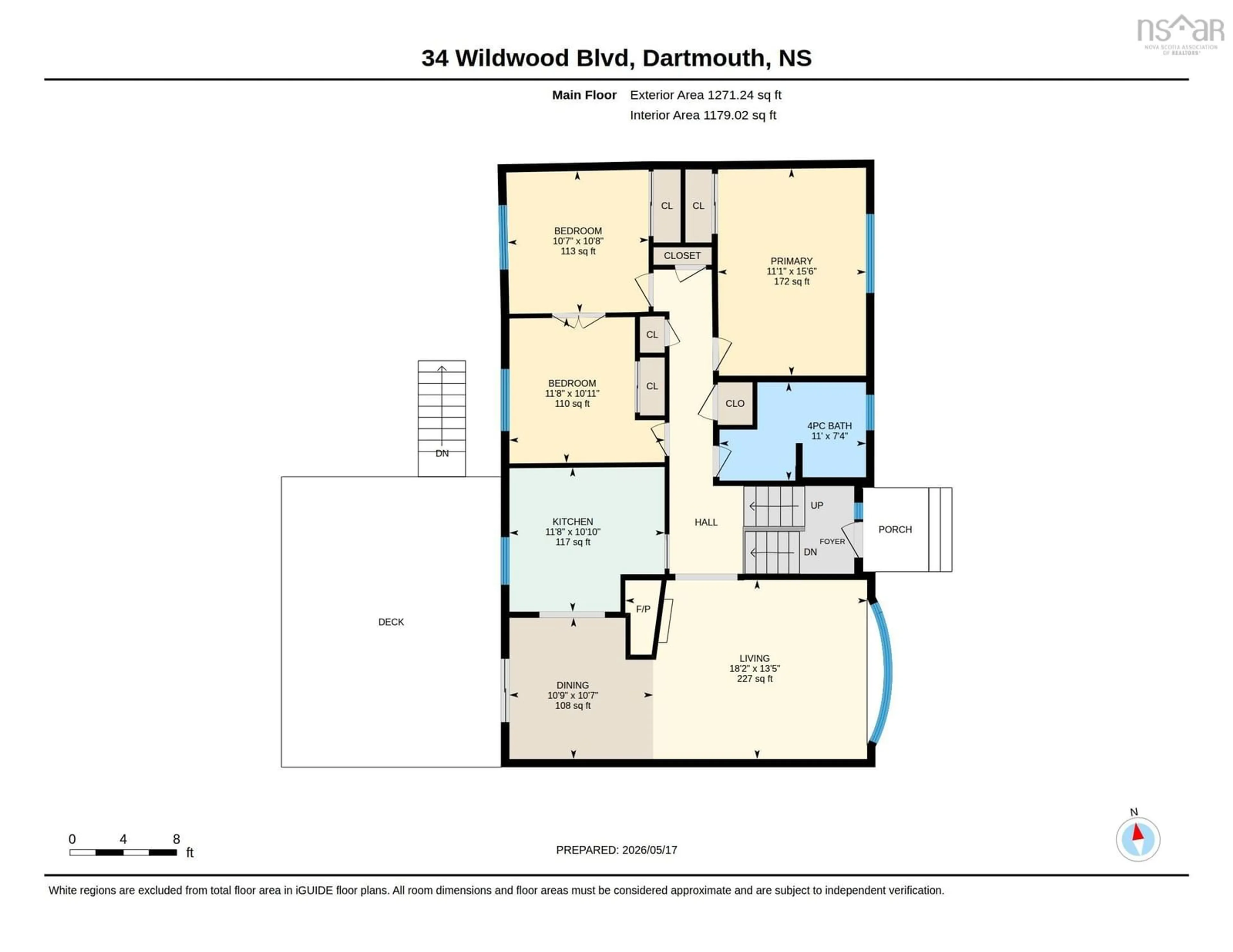 Floor plan for 34 Wildwood Boulevard, Woodlawn Nova Scotia B2W 2L8