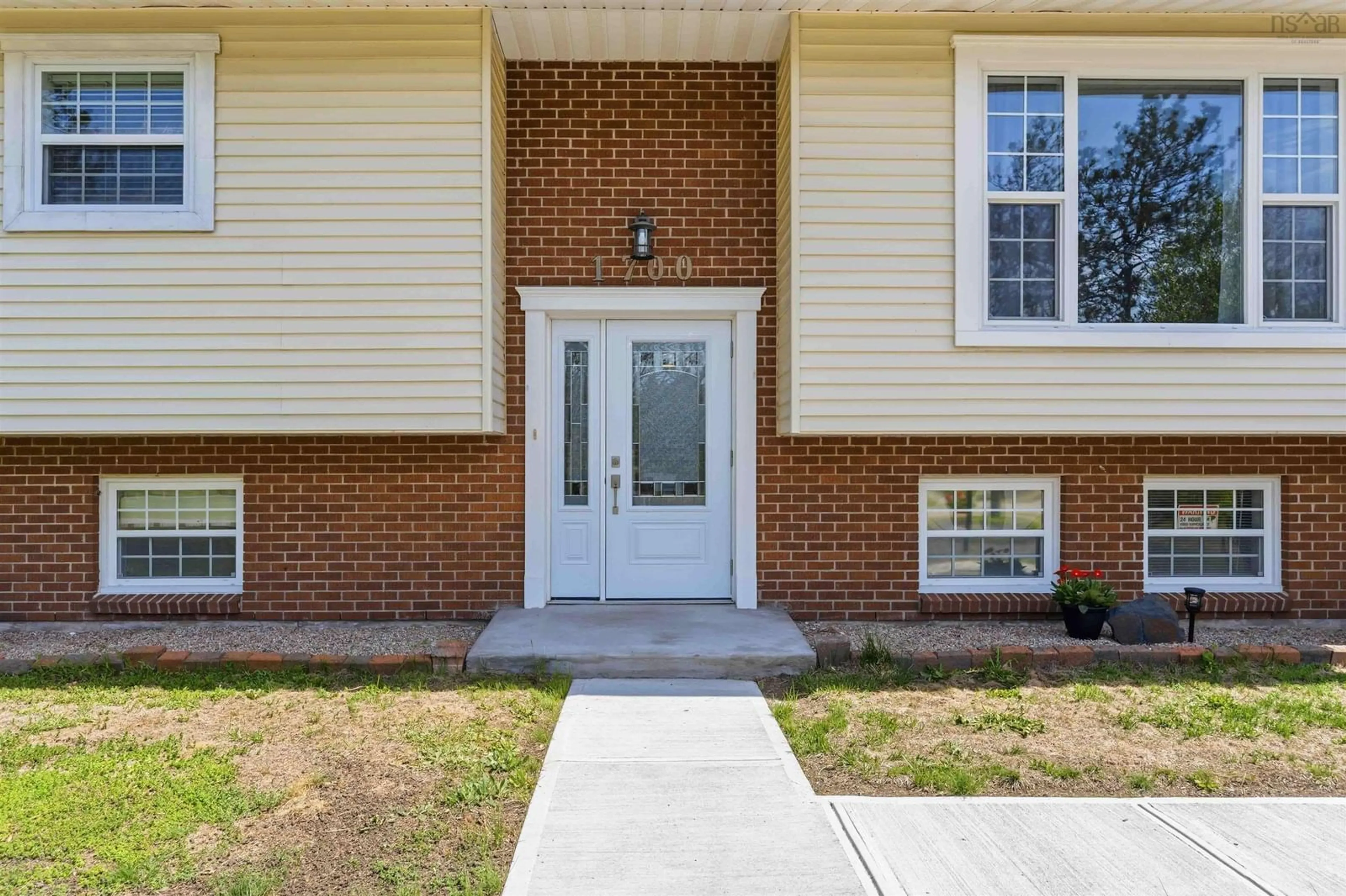Home with brick exterior material, street for 1700 Old Brook Rd, Kingston Nova Scotia B0P 1R0
