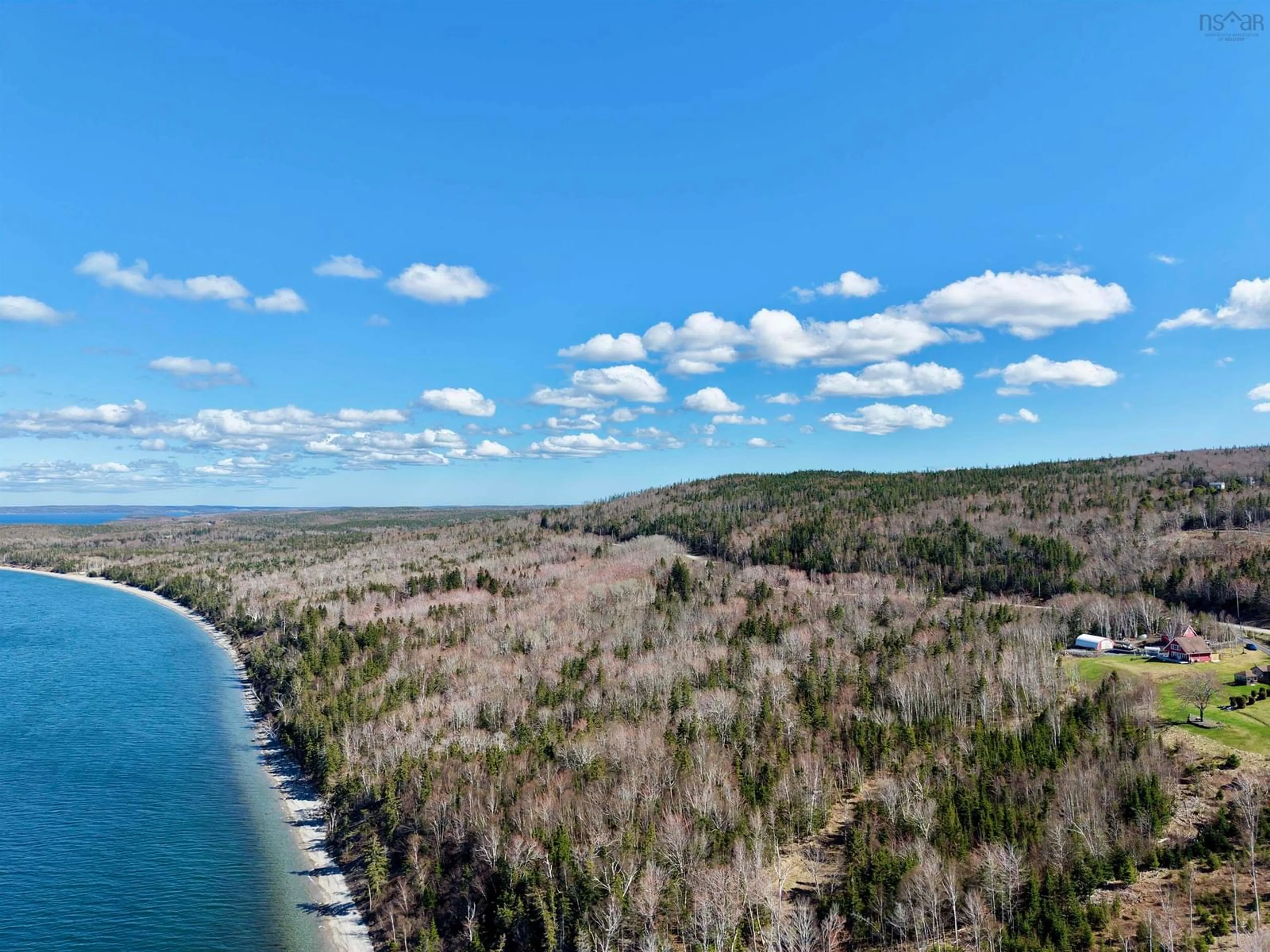 A pic from outside/outdoor area/front of a property/back of a property/a pic from drone, water/lake/river/ocean view for West Bay Rd. #6039, Roberta Nova Scotia B0E 3K0