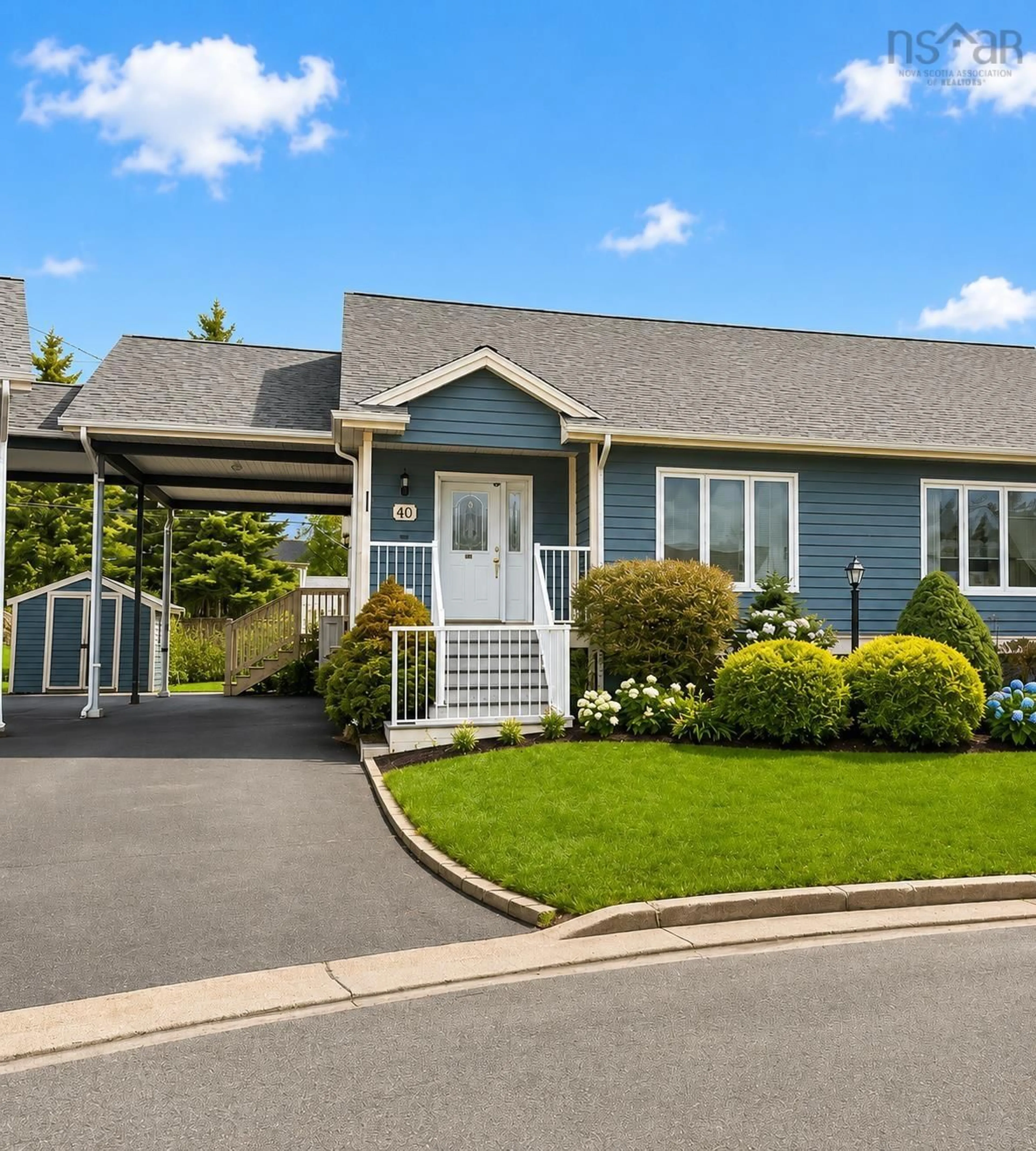 Home with vinyl exterior material, street for 40 Wellington Crt, Truro Nova Scotia B2M 6N9