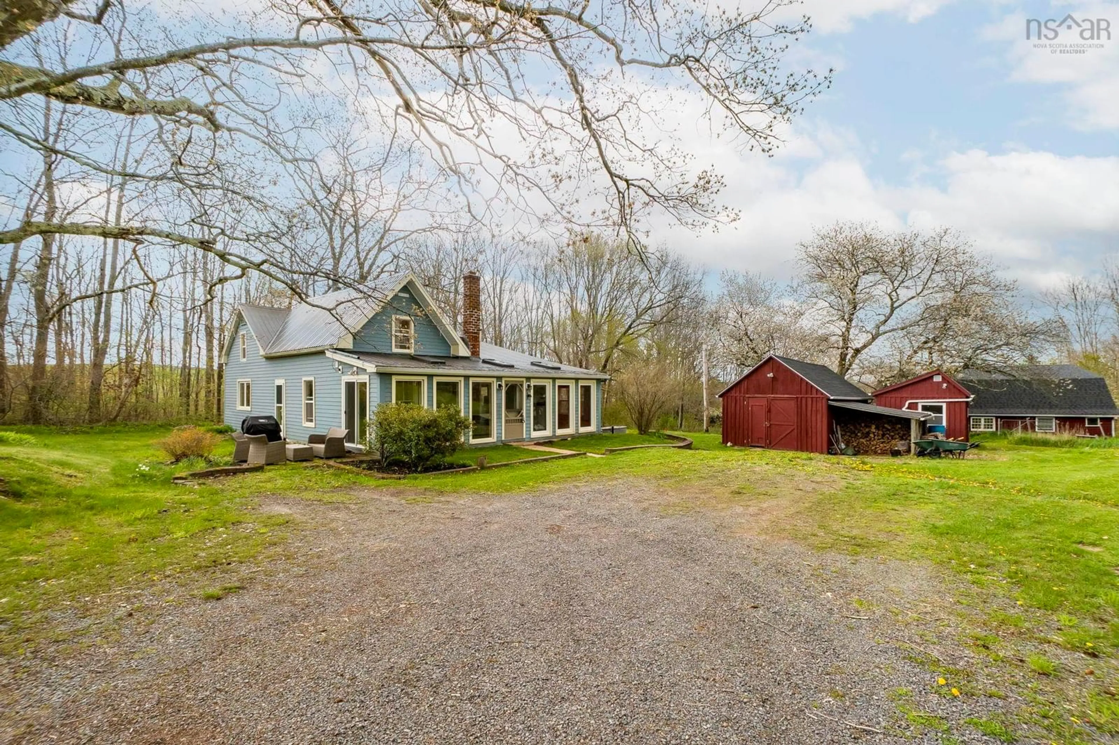 A pic from outside/outdoor area/front of a property/back of a property/a pic from drone, street for 1177 Highway 1, Mount Denson Nova Scotia B0P 1L0