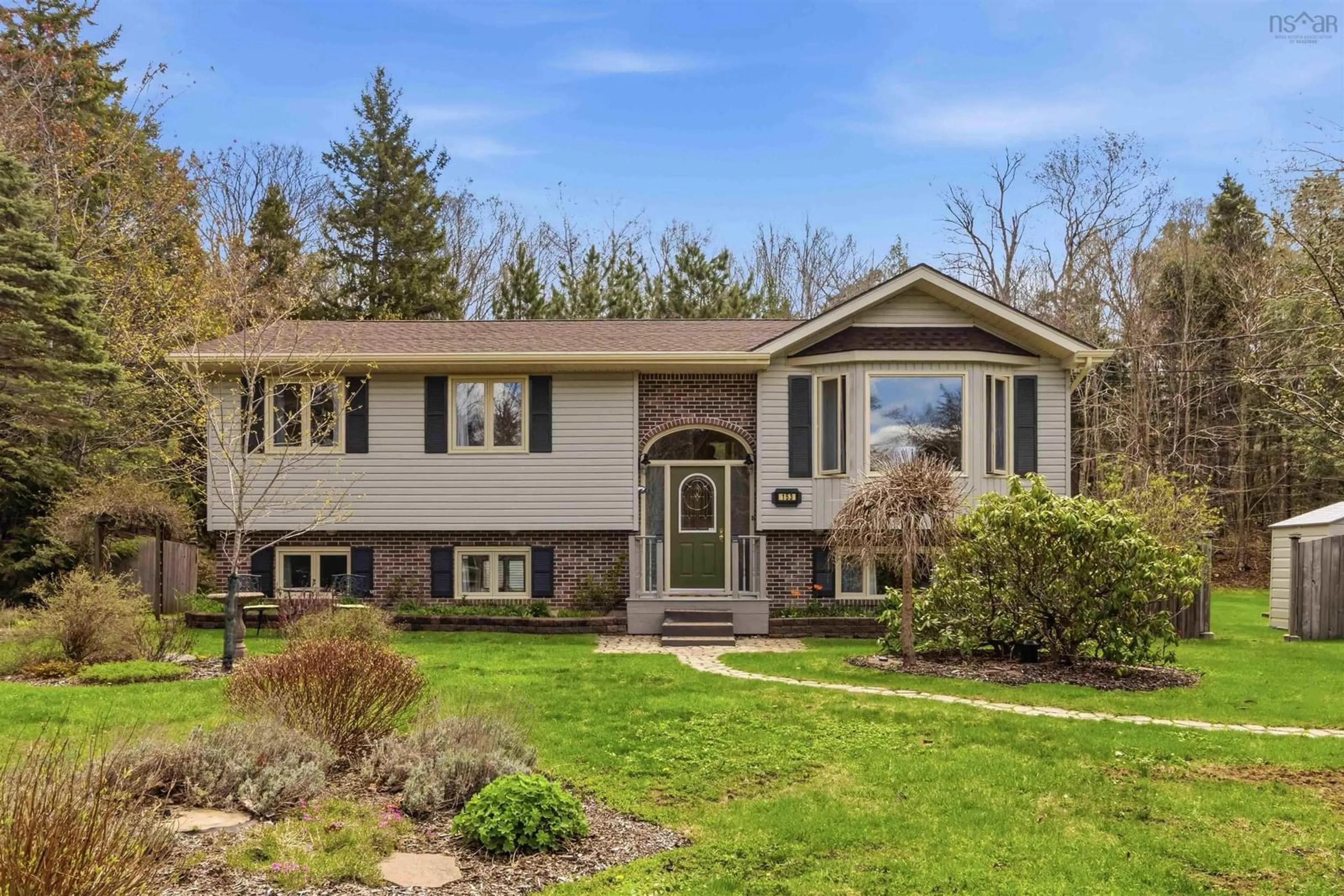Home with vinyl exterior material, street for 153 Lakecrest Dr, Middle Sackville Nova Scotia B4E 3B1