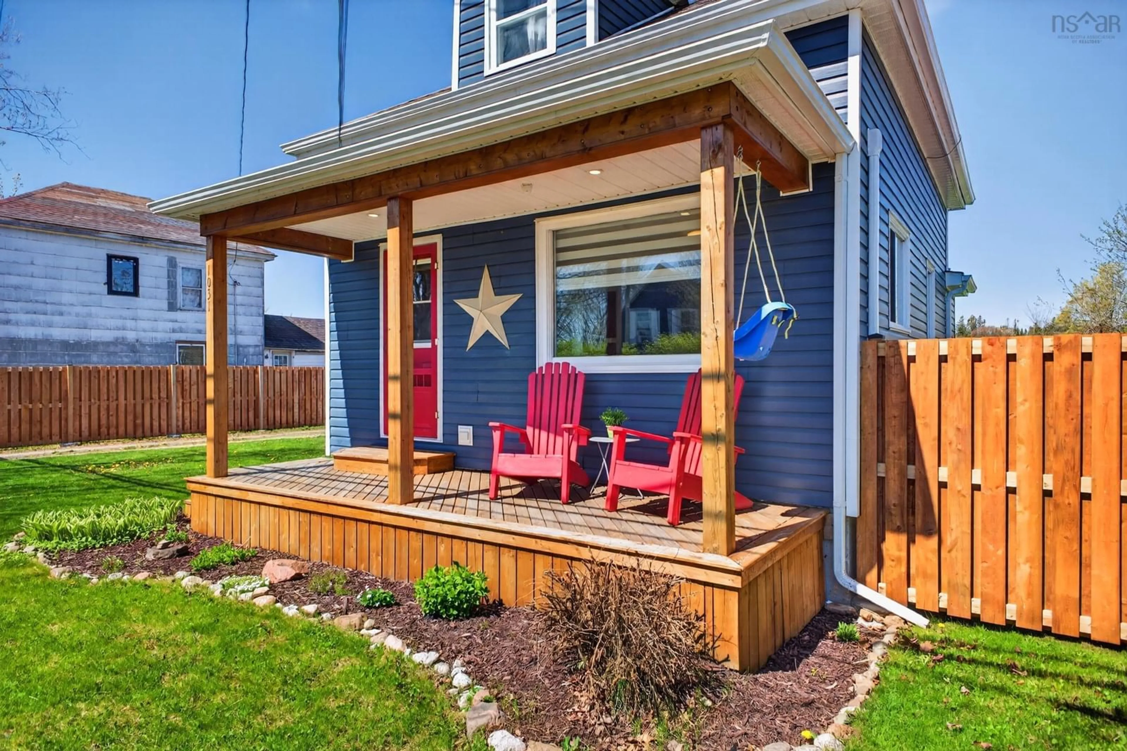 Patio, street for 1031 Belmont Rd, Belmont Nova Scotia B0M 1C0
