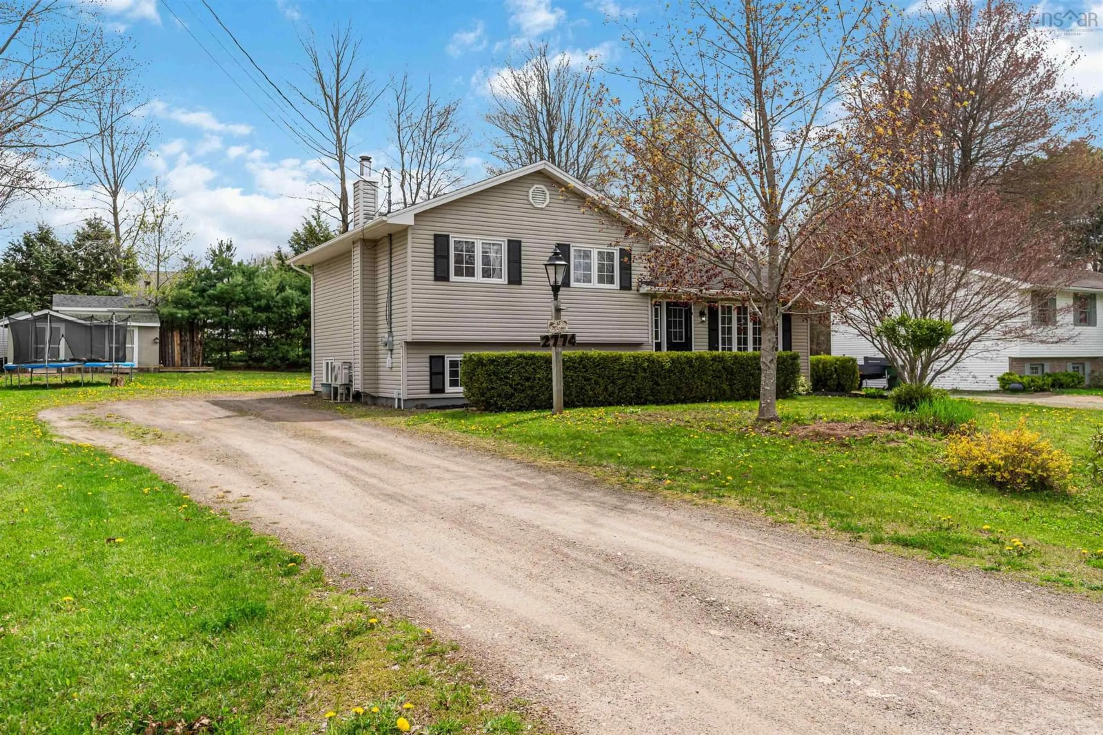 A pic from outside/outdoor area/front of a property/back of a property/a pic from drone, street for 2774 Poplar Drive Coldbrook Ns B4r 1a8, Coldbrook Nova Scotia B4R 1A8