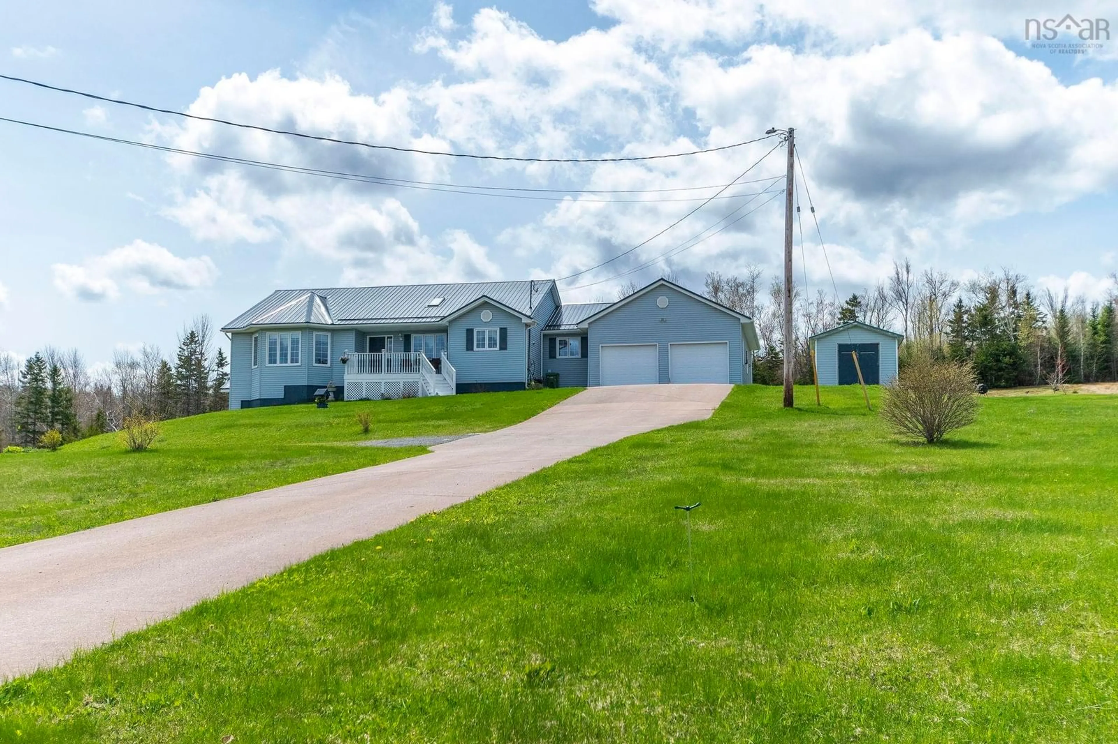 A pic from outside/outdoor area/front of a property/back of a property/a pic from drone, street for 25 Dewtie Ave, Greenwood Nova Scotia B0K 1W0