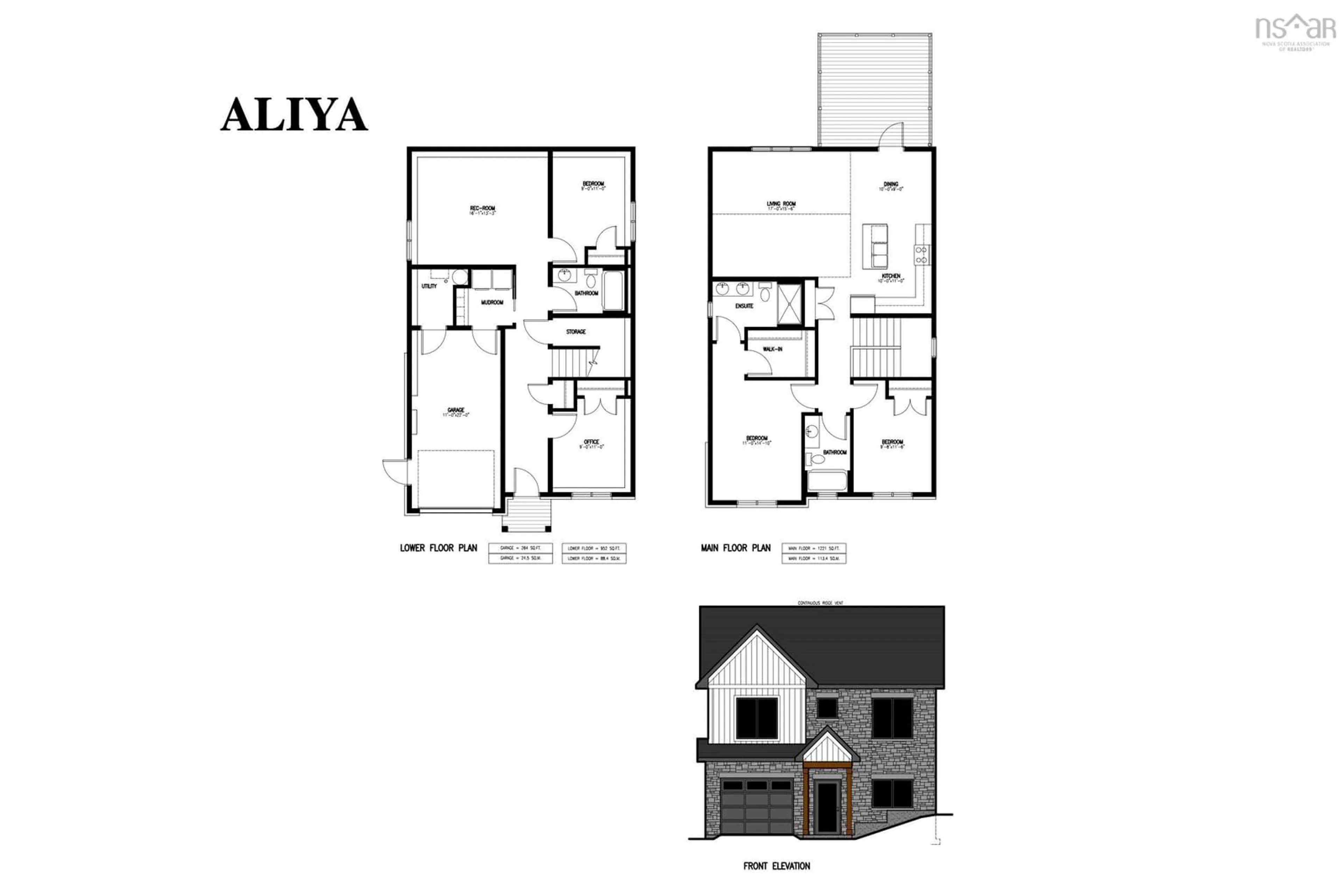 Floor plan for 89 Gardenia Way #GW-37, Dartmouth Nova Scotia B2X 0C7