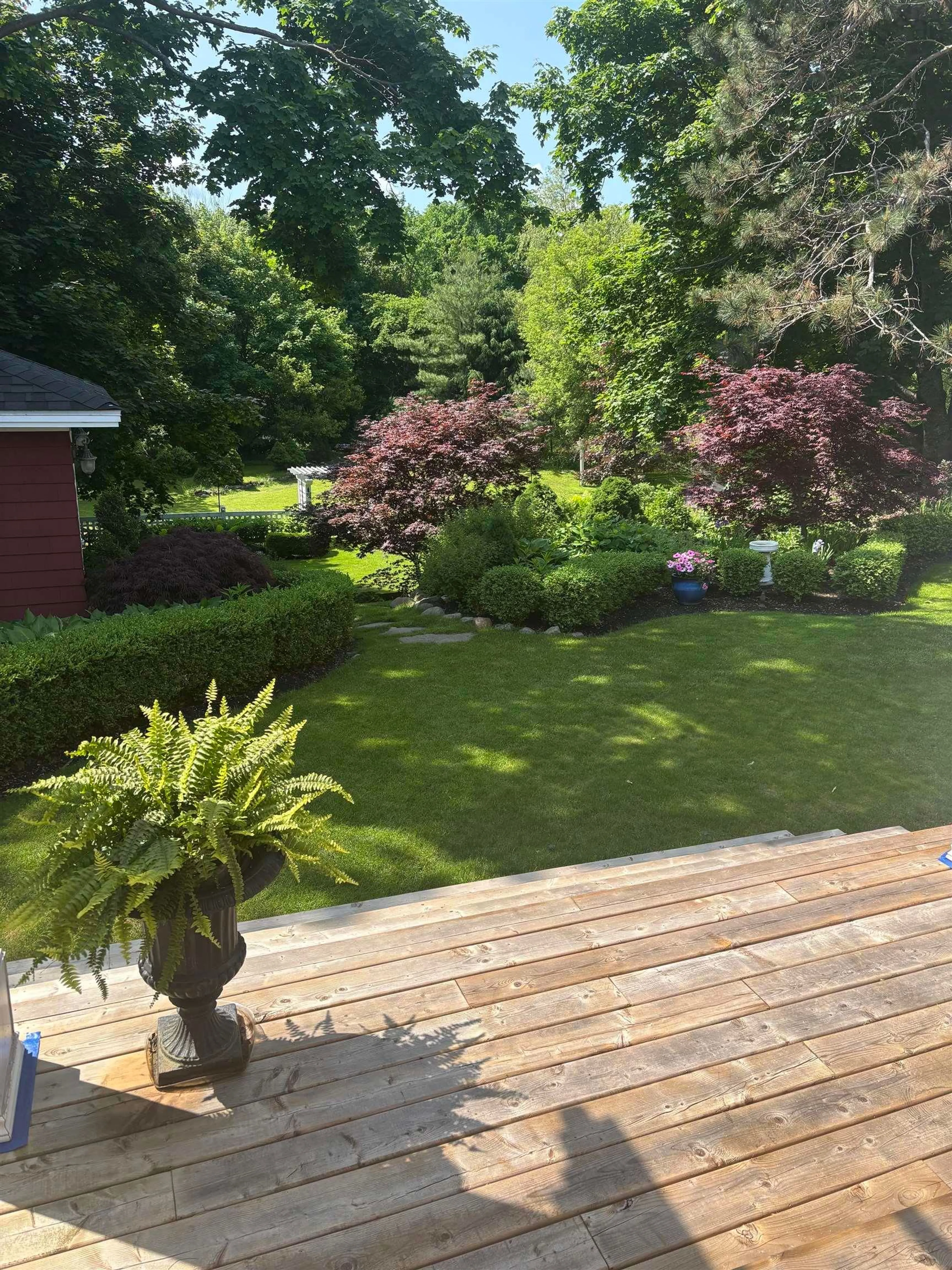 A pic from outside/outdoor area/front of a property/back of a property/a pic from drone, forest/trees view for 46 Highland Dr, Truro Nova Scotia B2N 1B9