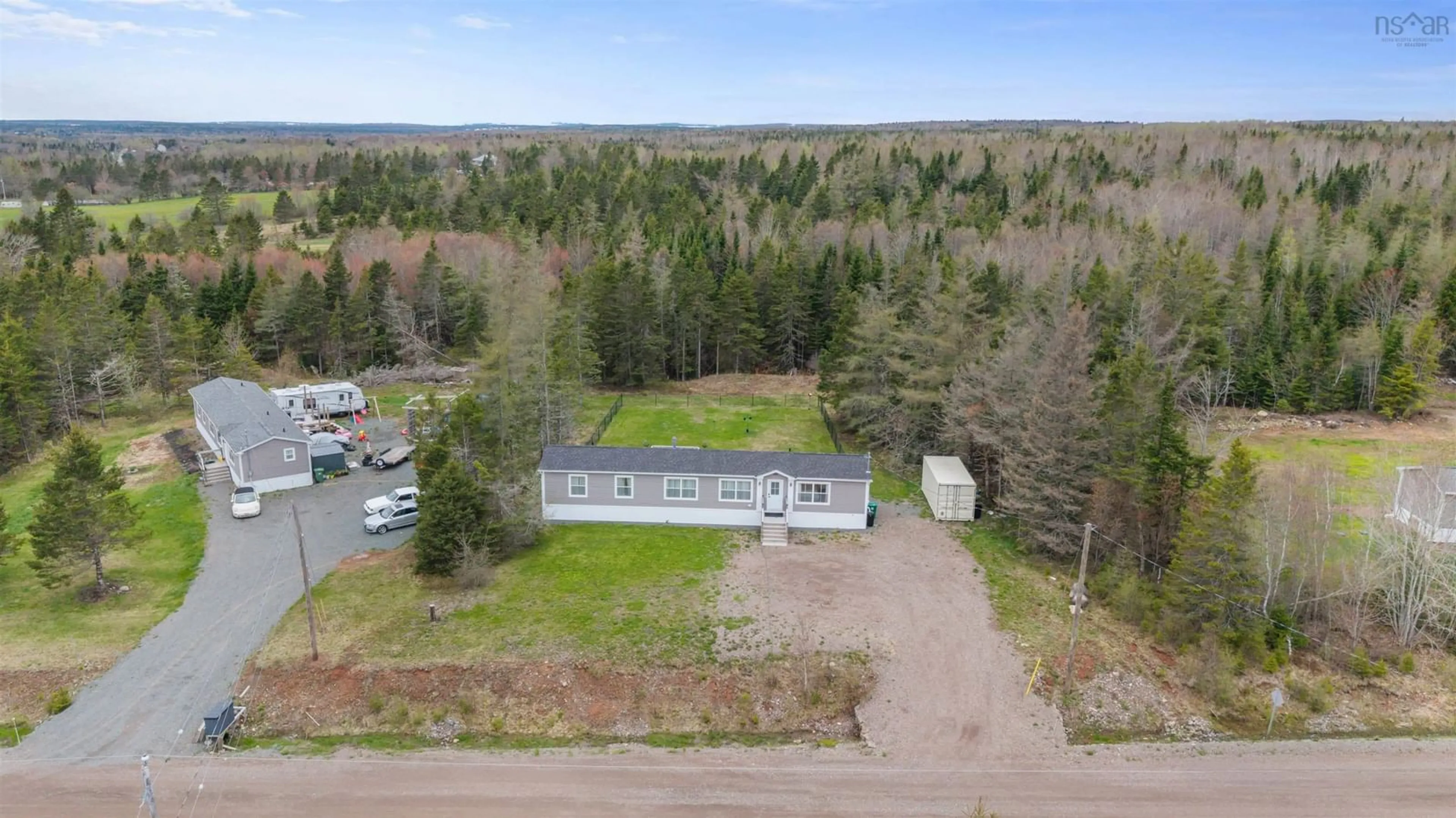 A pic from outside/outdoor area/front of a property/back of a property/a pic from drone, building for 95 Lornada Dr, Onslow Mountain Nova Scotia B6L 6L4