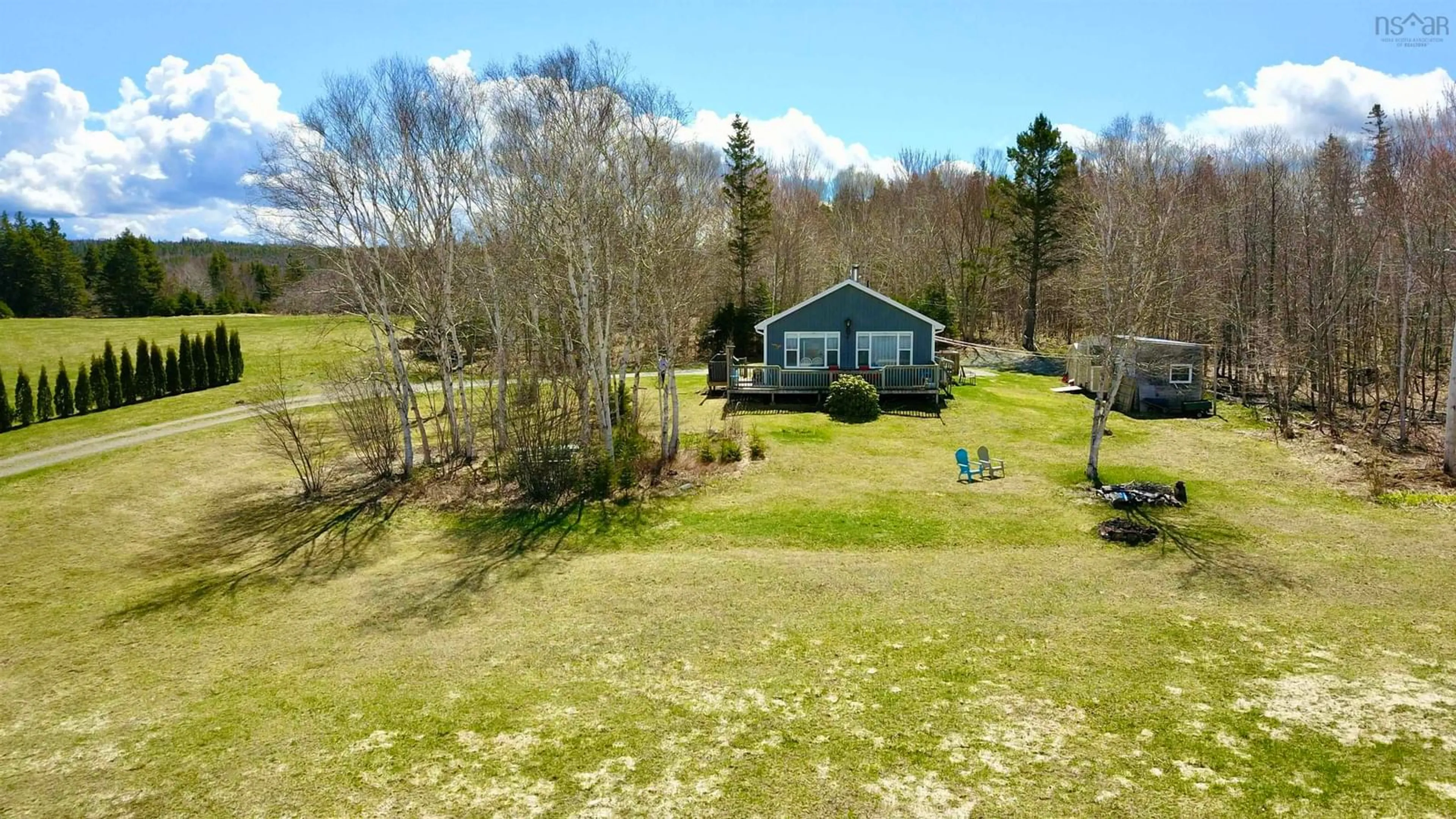 A pic from outside/outdoor area/front of a property/back of a property/a pic from drone, water/lake/river/ocean view for 8212 Kempt Head Rd, Kempt Head Nova Scotia B1X 1R8