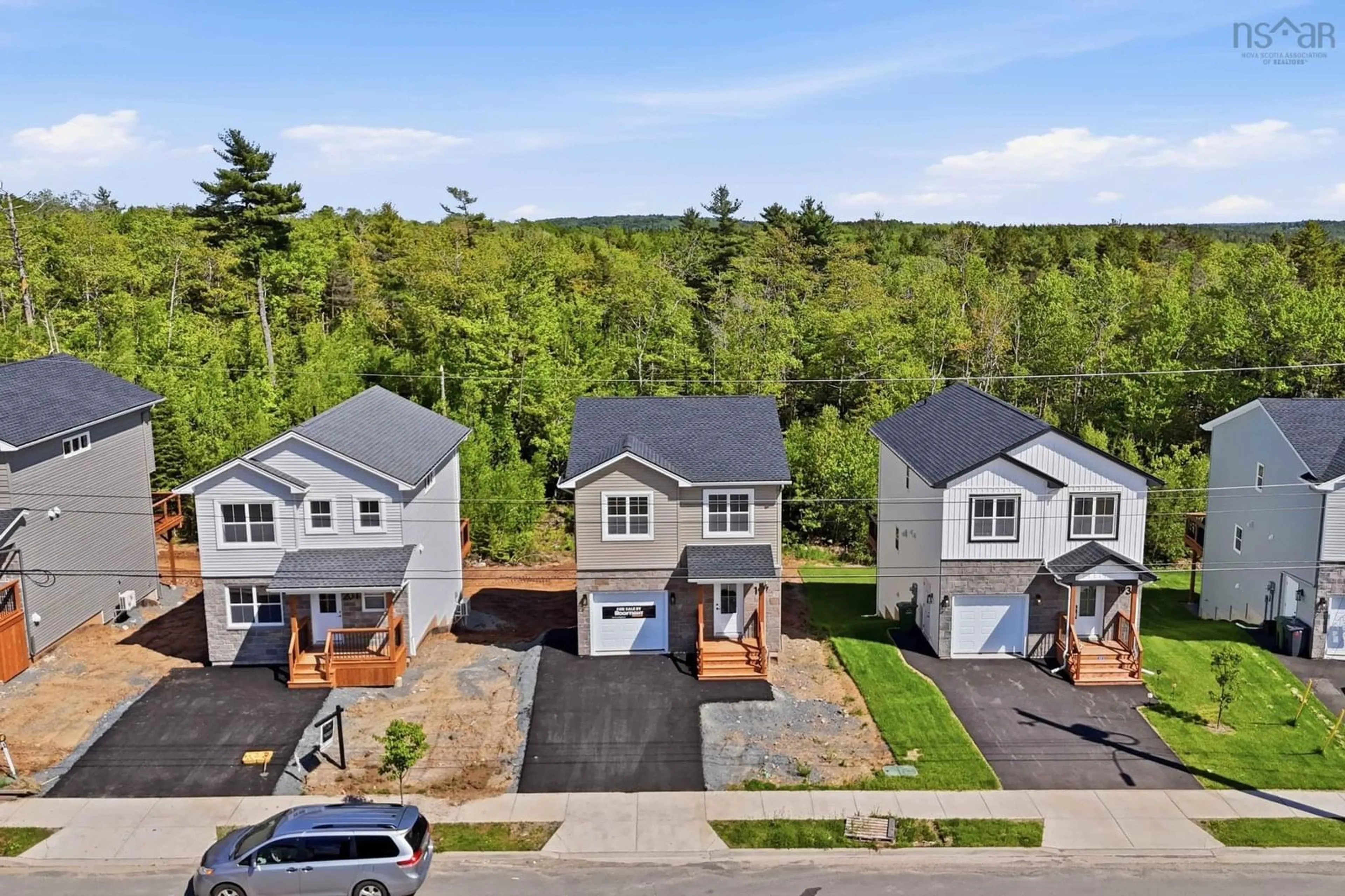 A pic from outside/outdoor area/front of a property/back of a property/a pic from drone, street for 197 Darner Dr #DA-58, Beaver Bank Nova Scotia B4G 0E2