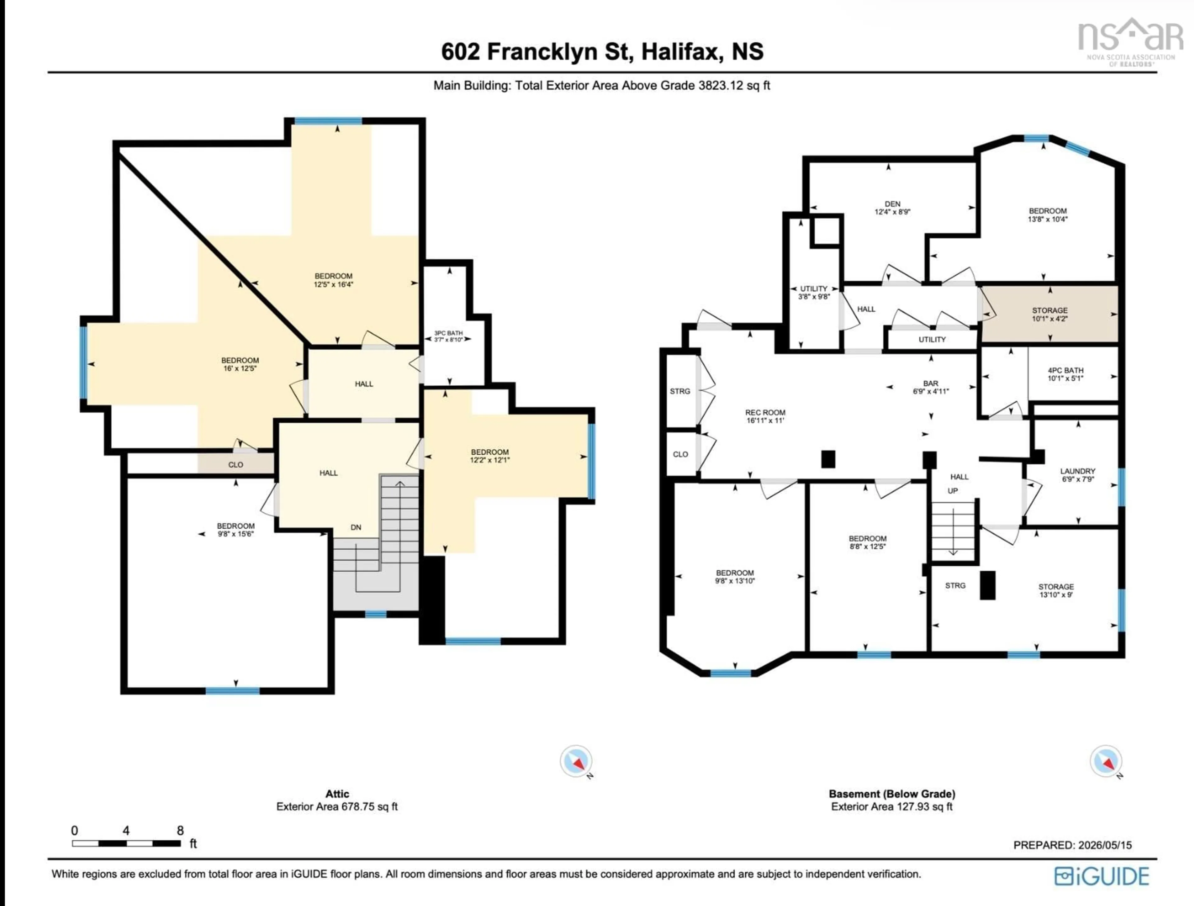 Floor plan for 602 Francklyn St, Halifax Nova Scotia B3H 3B4