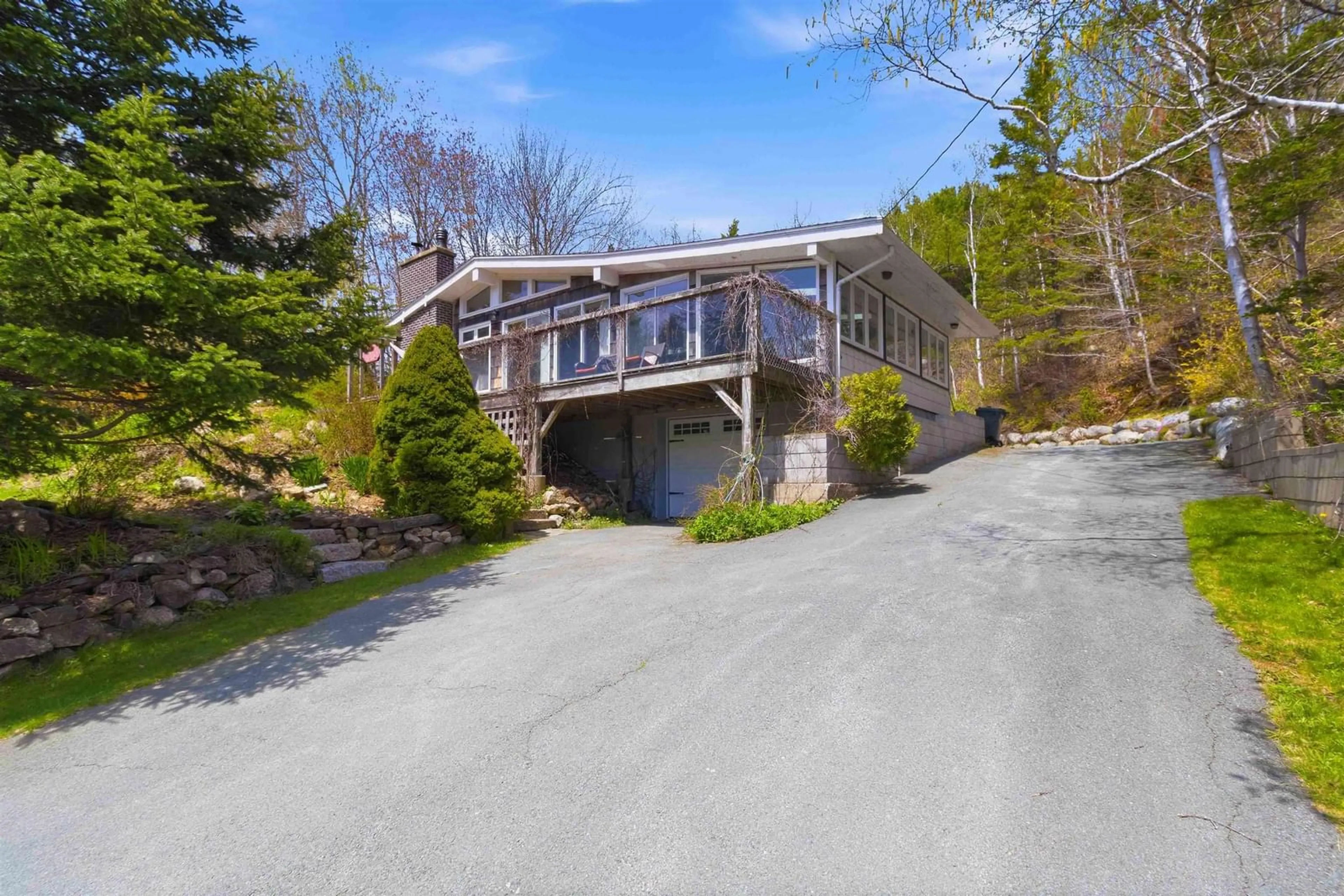 A pic from outside/outdoor area/front of a property/back of a property/a pic from drone, unknown for 2612 Highway 329, Northwest Cove Nova Scotia B0J 1J0