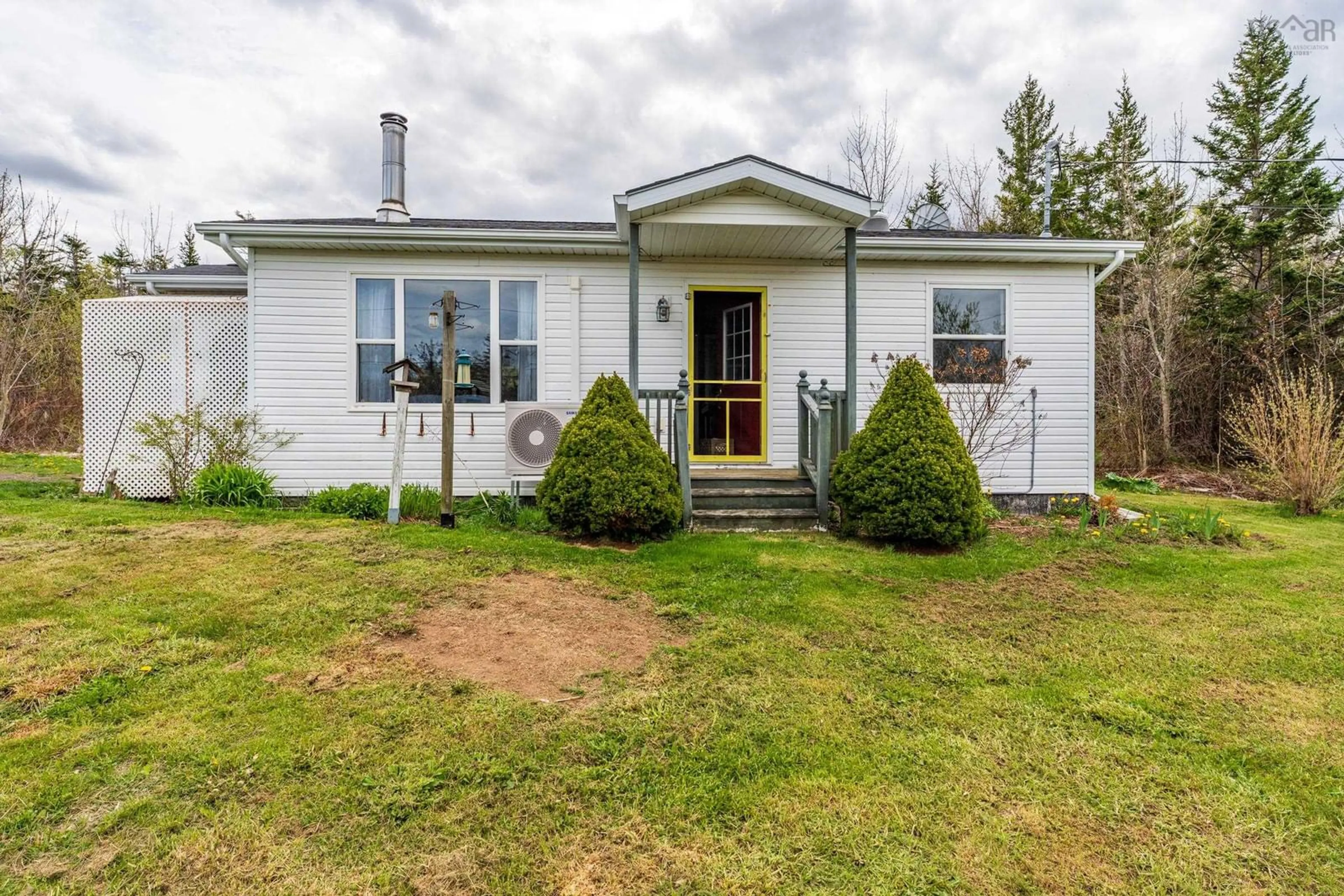 Home with vinyl exterior material, street for 28 Longley Mountain Rd, Youngs Cove Nova Scotia B0S 1L0