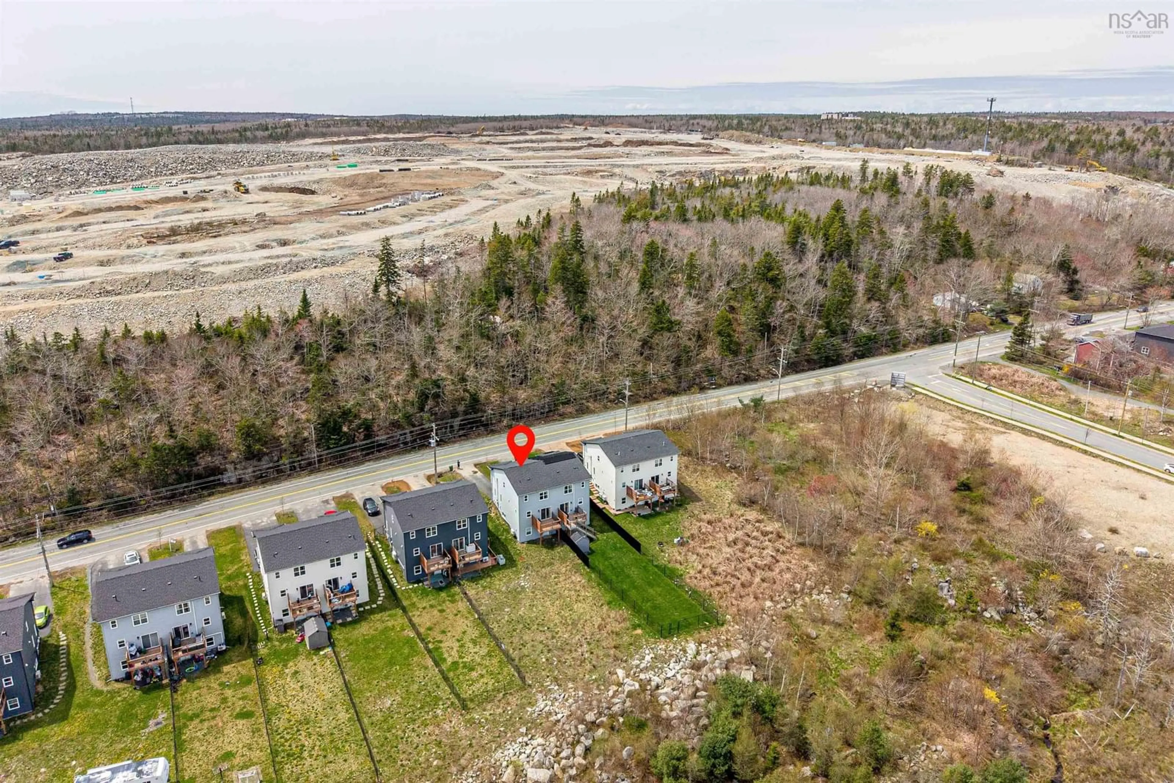 A pic from outside/outdoor area/front of a property/back of a property/a pic from drone, water/lake/river/ocean view for 582B Herring Cove Rd, Halifax Nova Scotia B3R 1X6