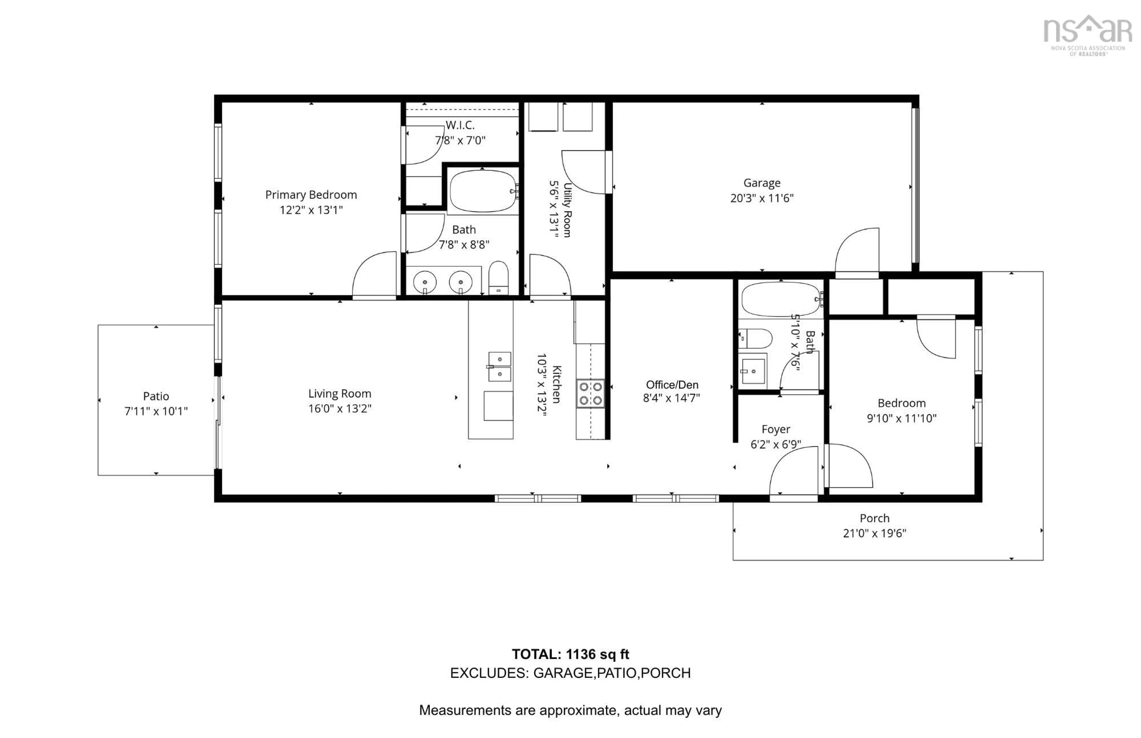 Floor plan for 71 Thistle Street, Falmouth Nova Scotia B0P 1P0
