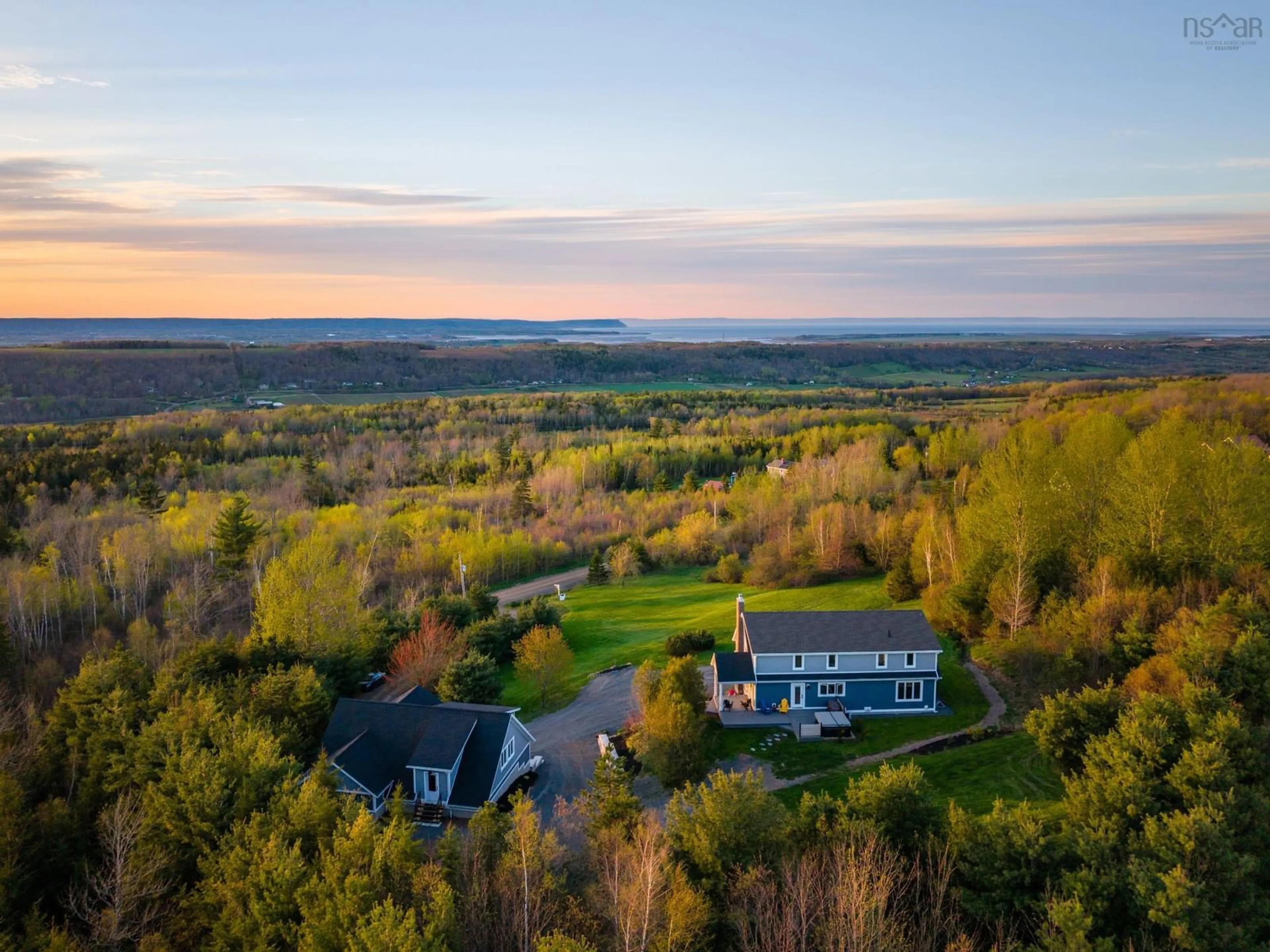 A pic from outside/outdoor area/front of a property/back of a property/a pic from drone, unknown for 278 Allison Coldwell Rd, Gaspereau Nova Scotia B4P 2R1