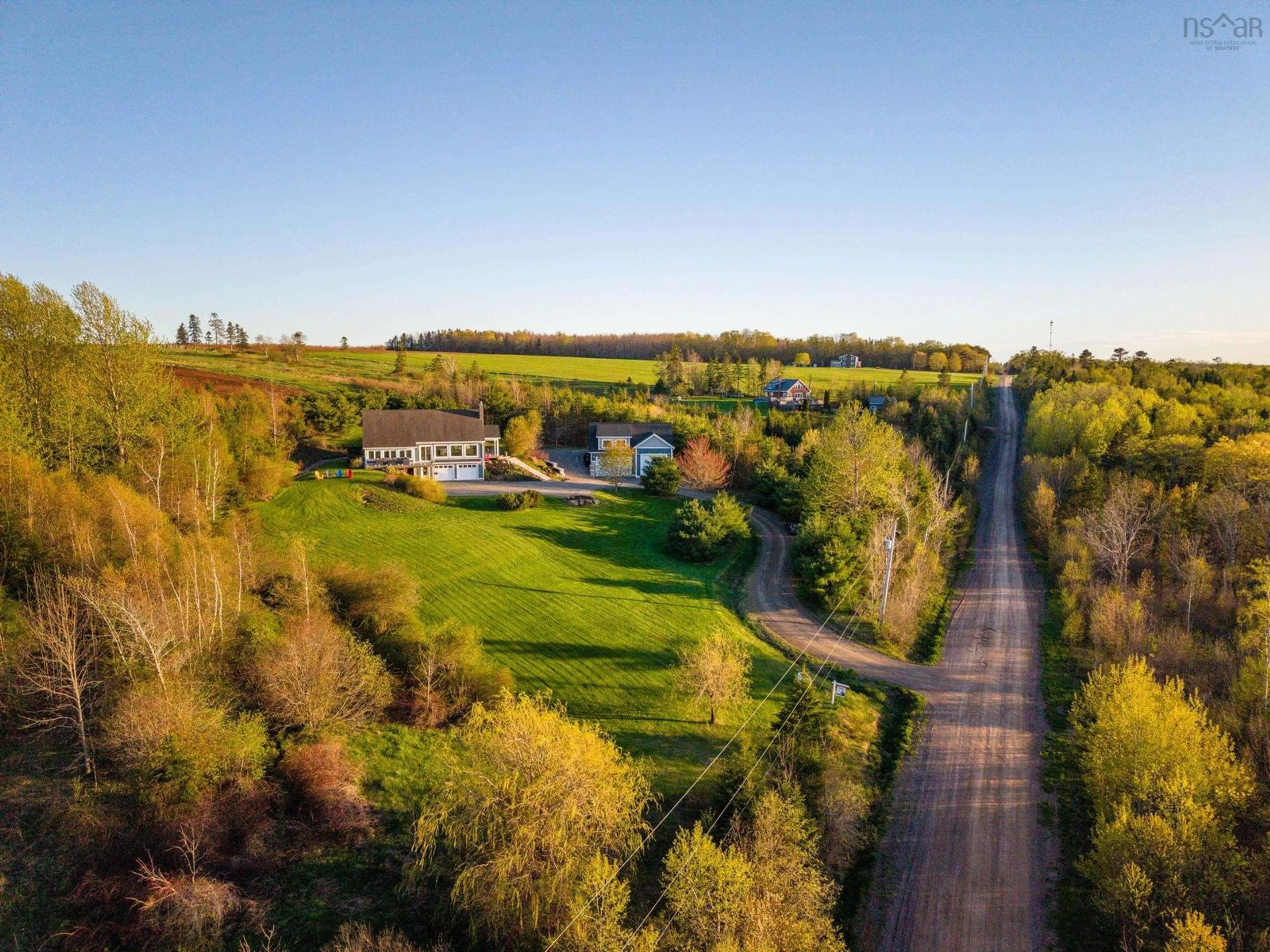 A pic from outside/outdoor area/front of a property/back of a property/a pic from drone, unknown for 278 Allison Coldwell Rd, Gaspereau Nova Scotia B4P 2R1