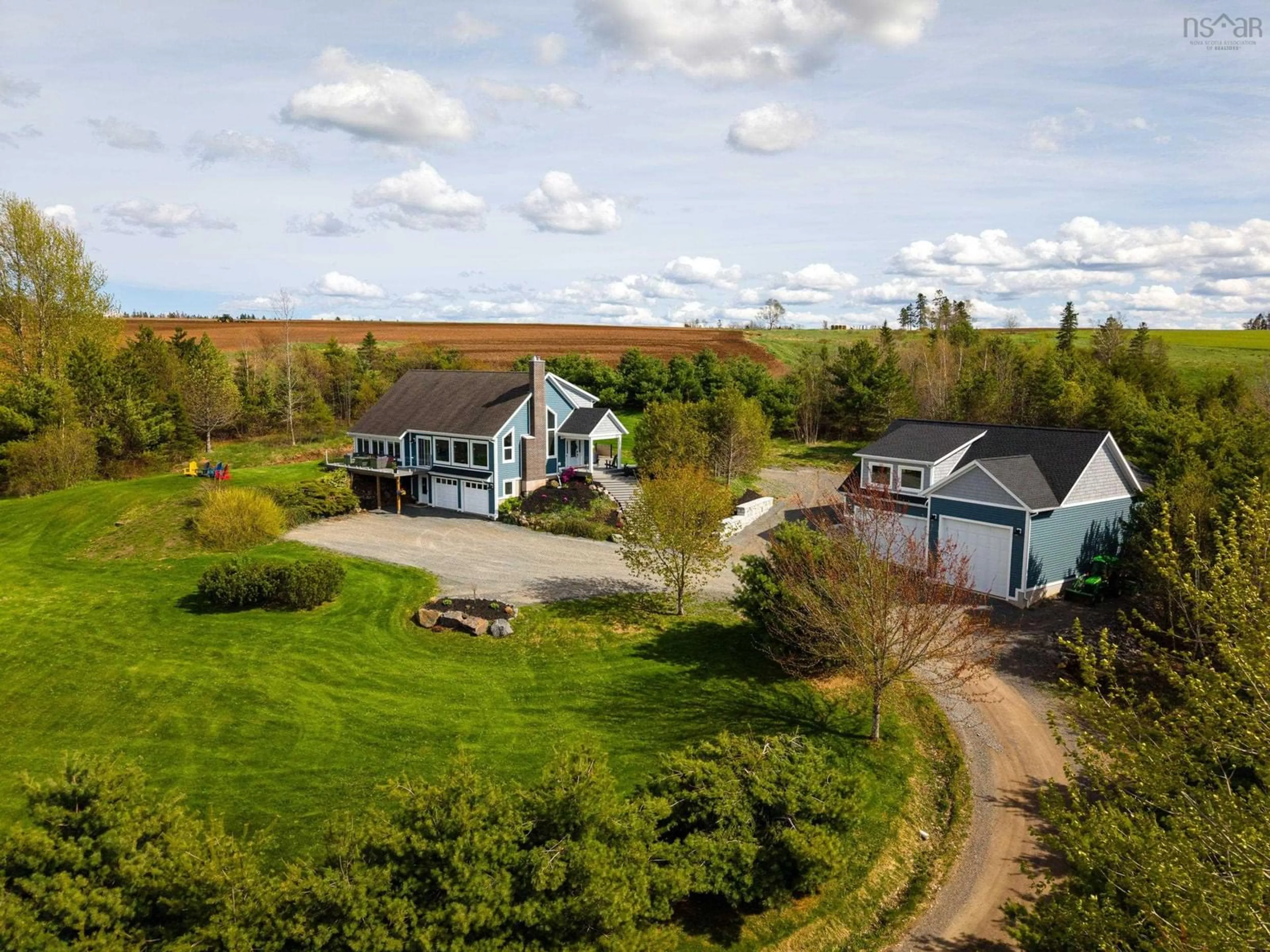 A pic from outside/outdoor area/front of a property/back of a property/a pic from drone, unknown for 278 Allison Coldwell Rd, Gaspereau Nova Scotia B4P 2R1