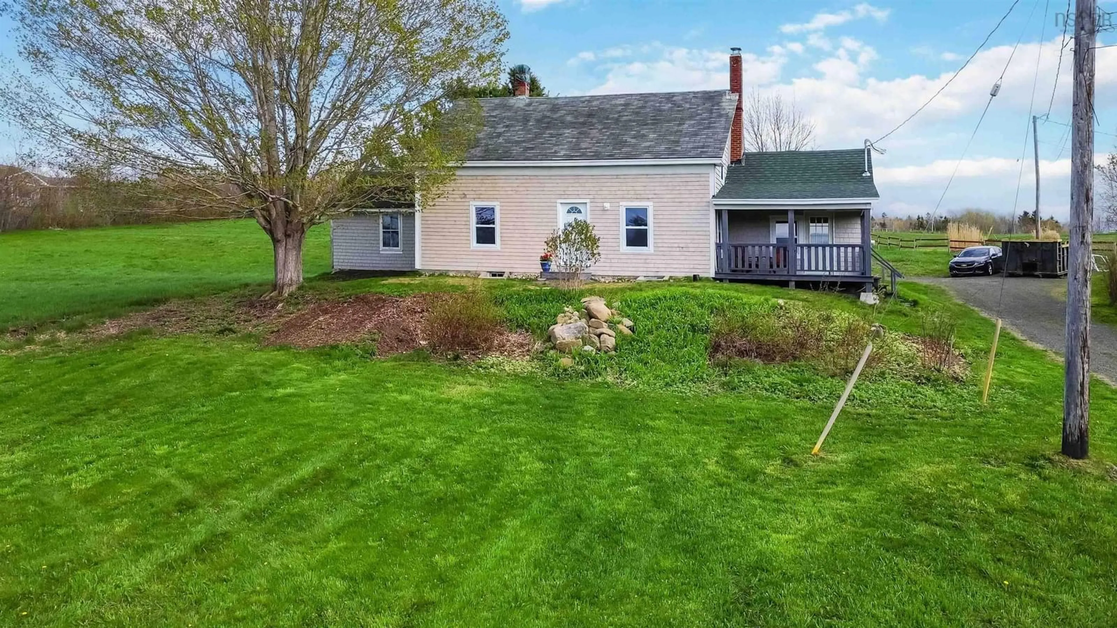 A pic from outside/outdoor area/front of a property/back of a property/a pic from drone, unknown for Clementsvale Rd #2578, Bear River East Nova Scotia B0S 1B0