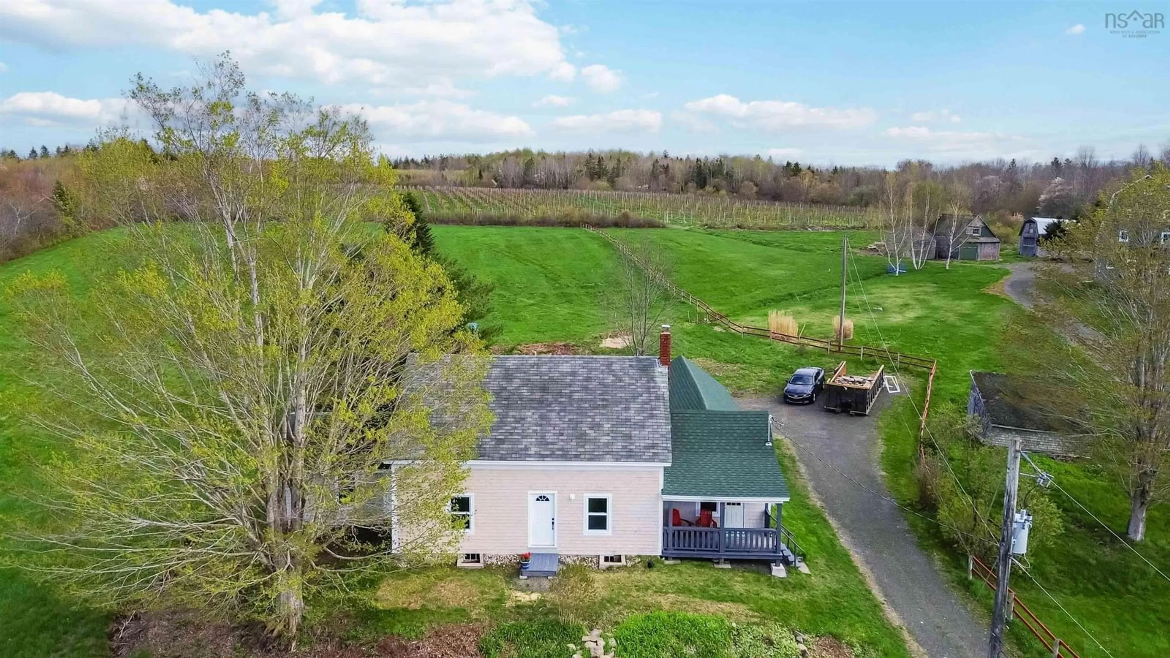 A pic from outside/outdoor area/front of a property/back of a property/a pic from drone, unknown for Clementsvale Rd #2578, Bear River East Nova Scotia B0S 1B0