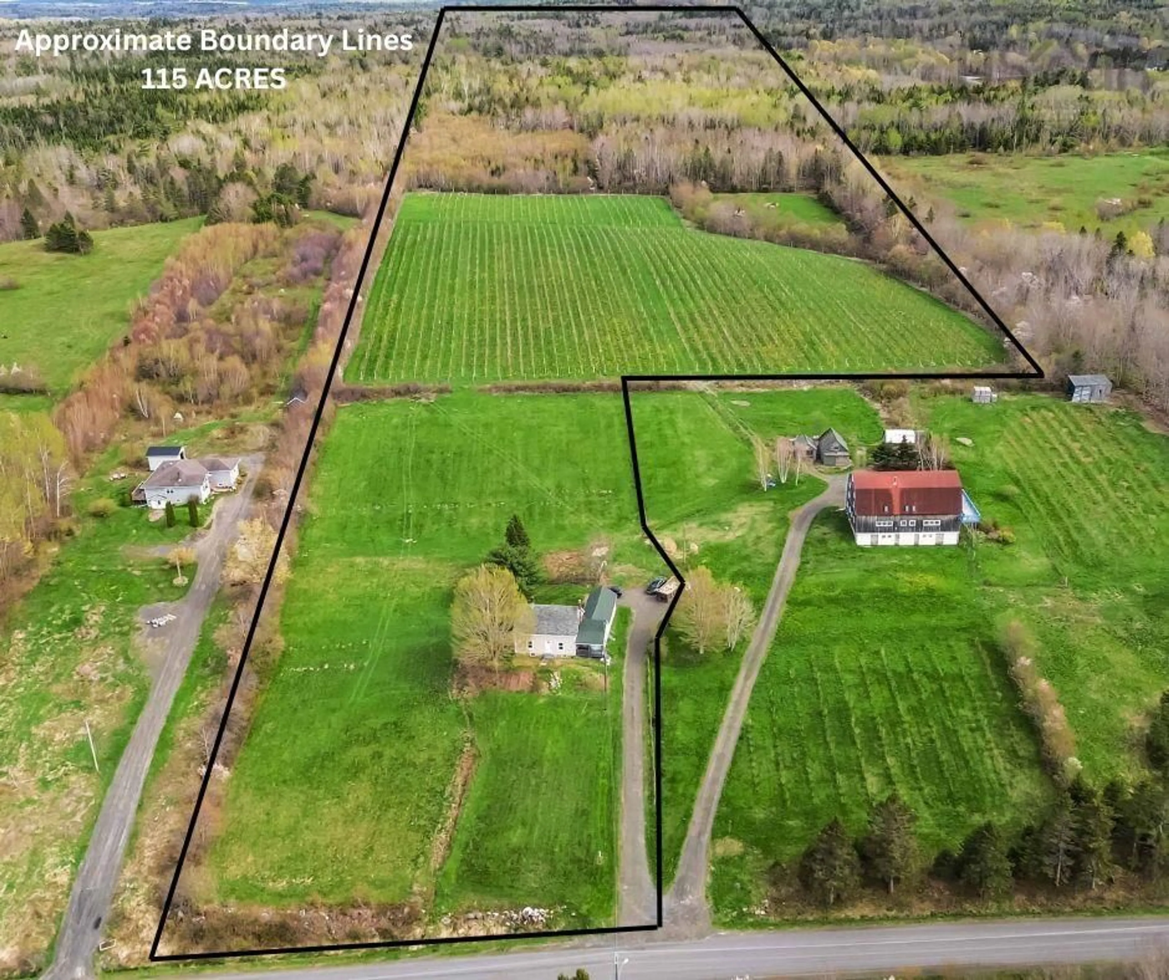 A pic from outside/outdoor area/front of a property/back of a property/a pic from drone, building for Clementsvale Rd #2578, Bear River East Nova Scotia B0S 1B0