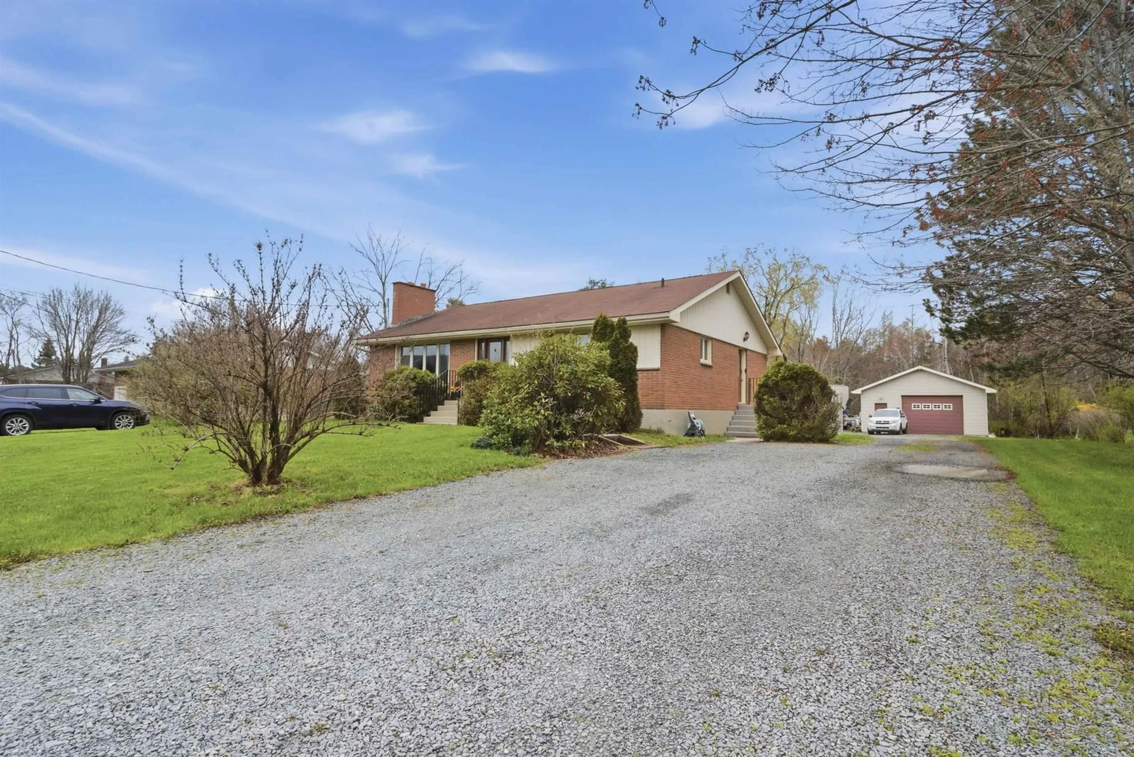A pic from outside/outdoor area/front of a property/back of a property/a pic from drone, street for 158 Highway 277, Lantz Nova Scotia B2S 1T3