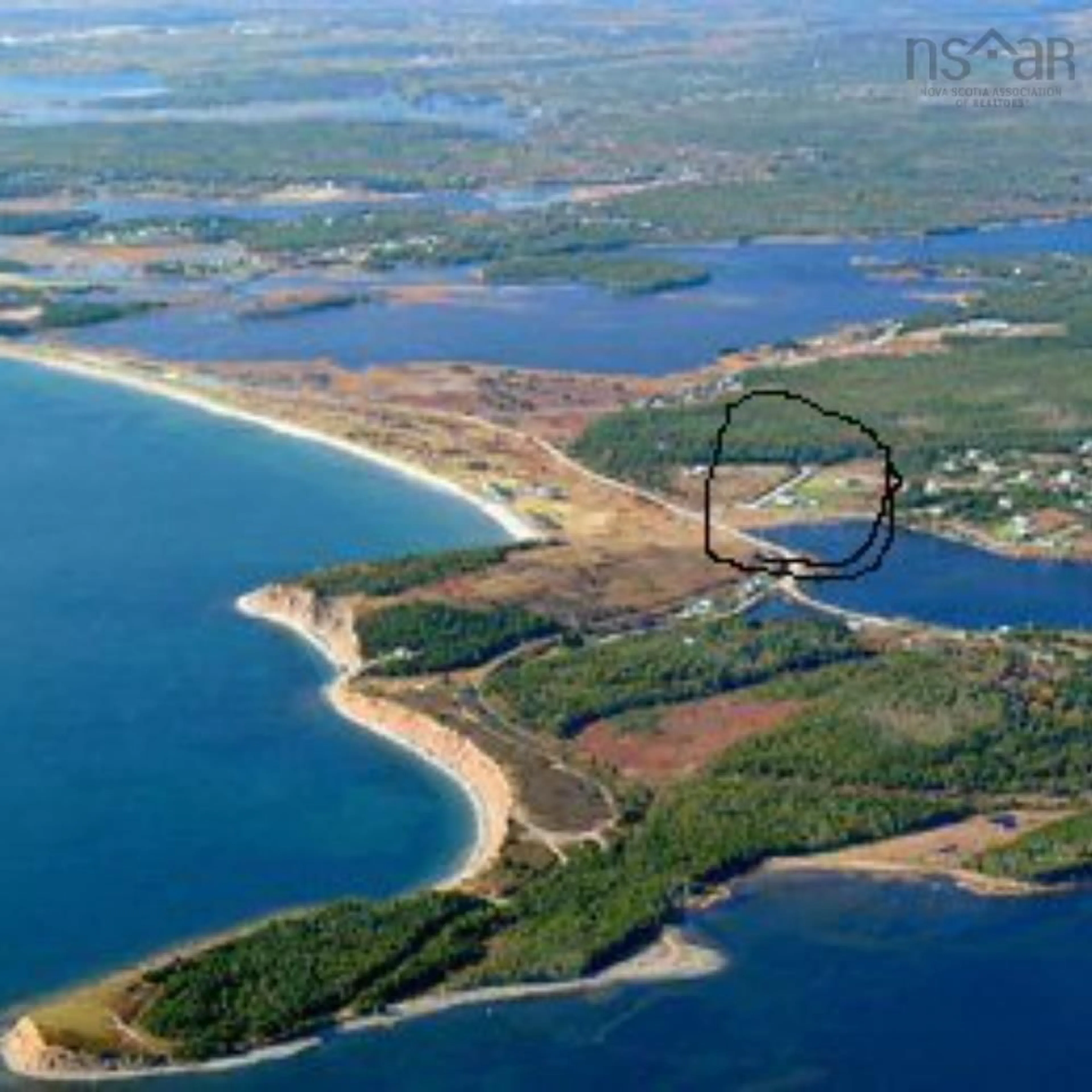 Picture of a map for 2629 Crowell Rd, East Lawrencetown Nova Scotia B2Z 1P4