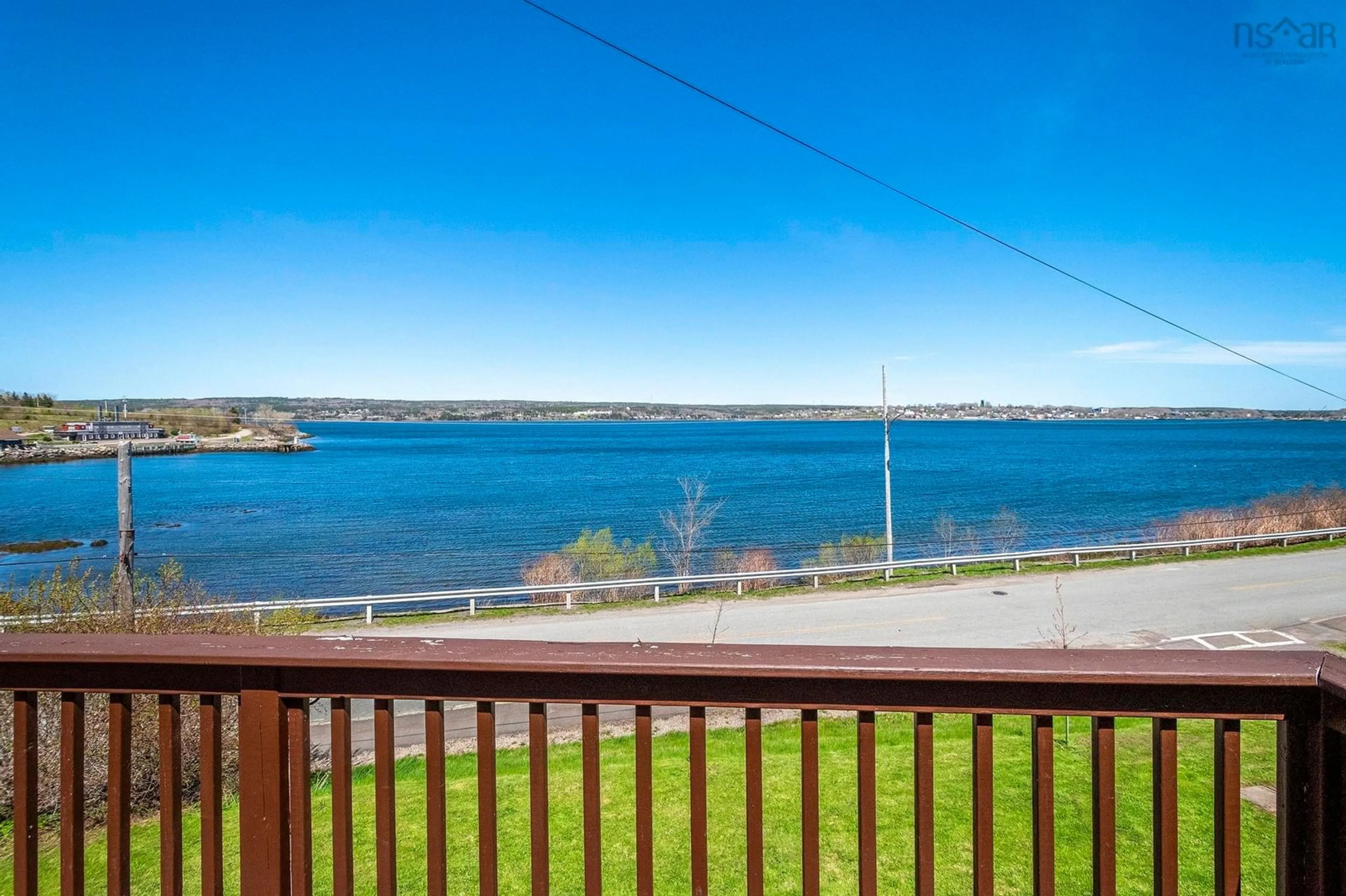 Patio, water/lake/river/ocean view for 7 Dale Ave, Mulgrave Nova Scotia B0E 2G0