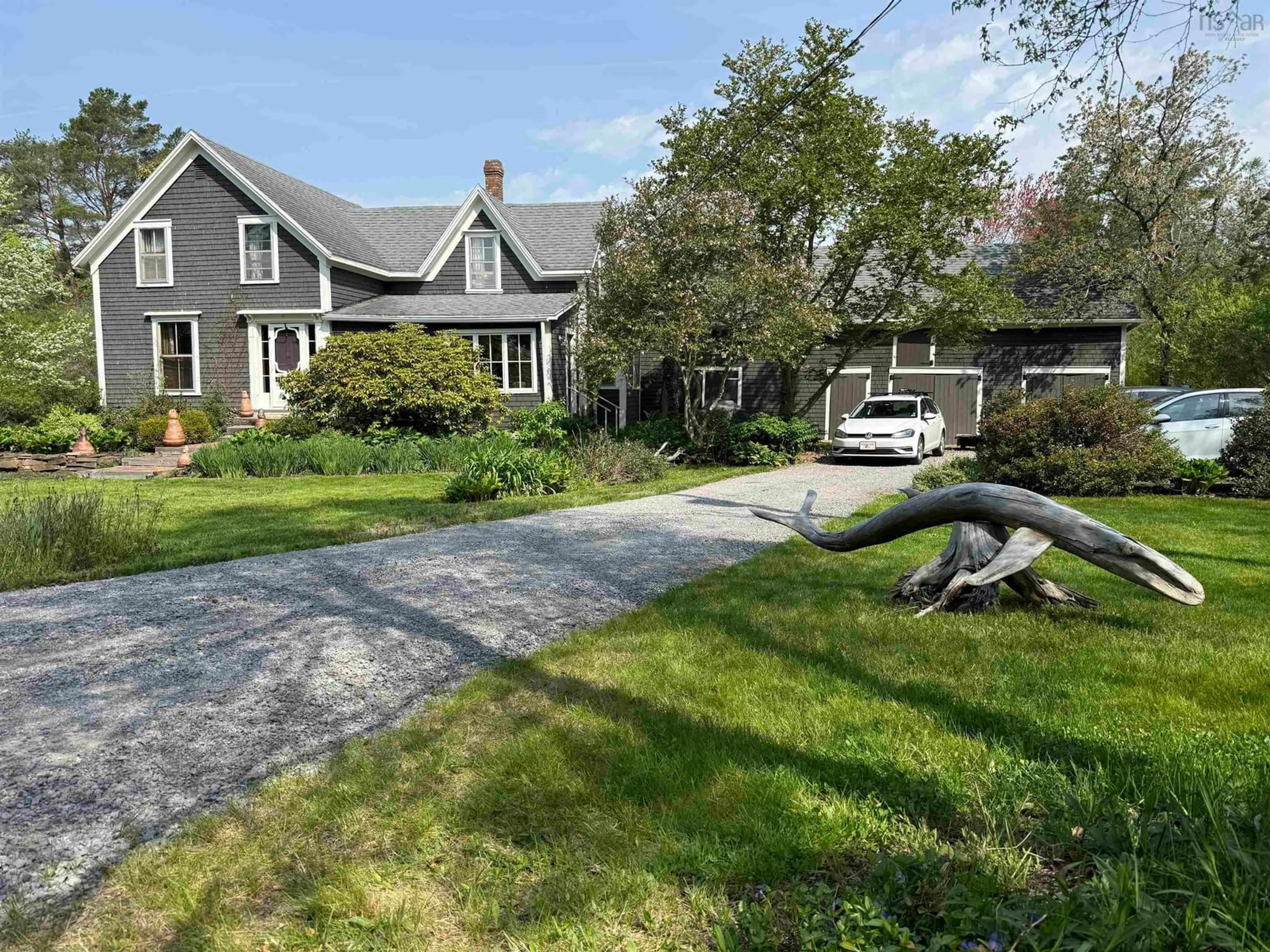 A pic from outside/outdoor area/front of a property/back of a property/a pic from drone, street for 2328 Old Mill Rd, South Farmington Nova Scotia B0P 1W0