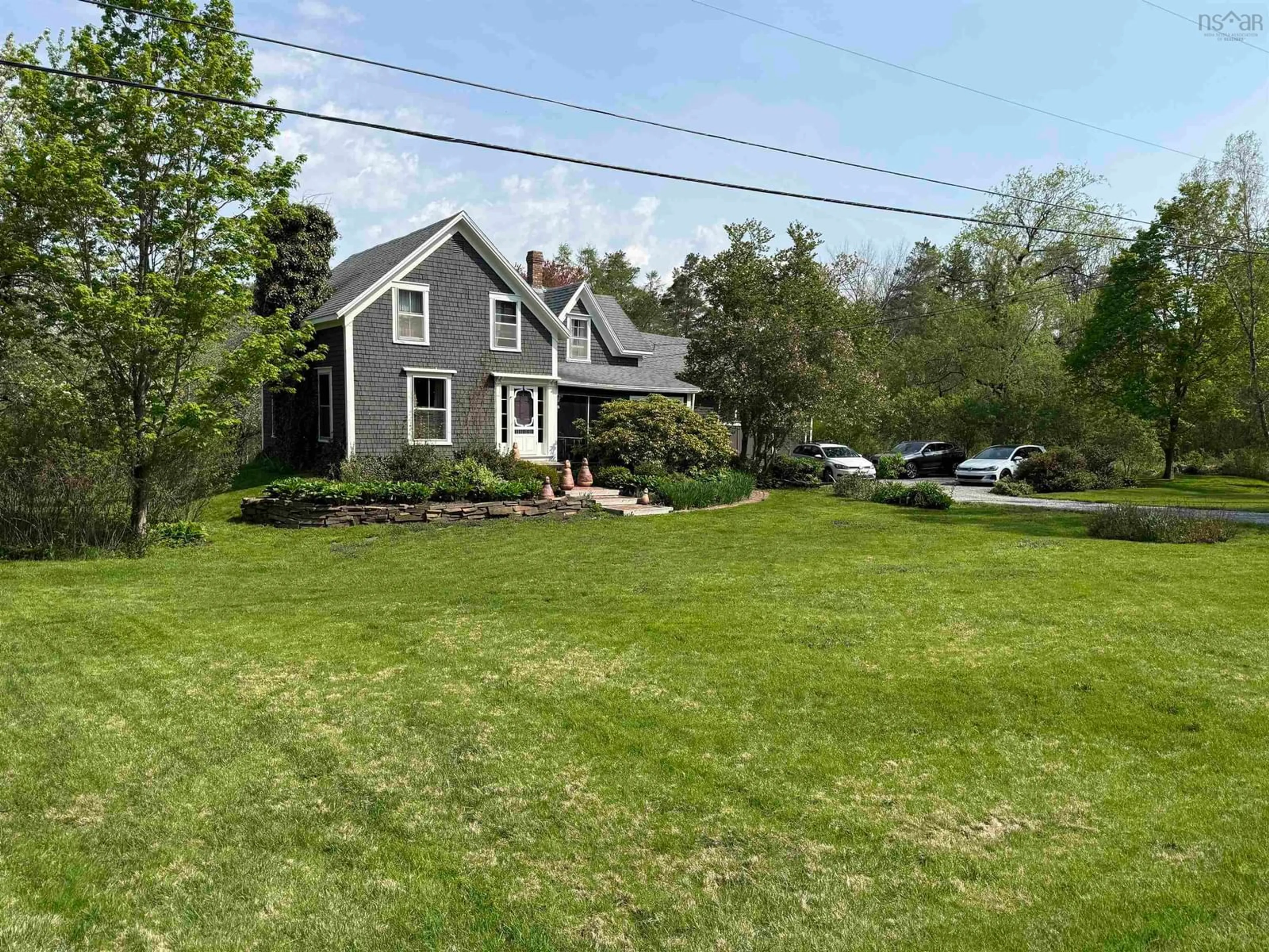 A pic from outside/outdoor area/front of a property/back of a property/a pic from drone, street for 2328 Old Mill Rd, South Farmington Nova Scotia B0P 1W0