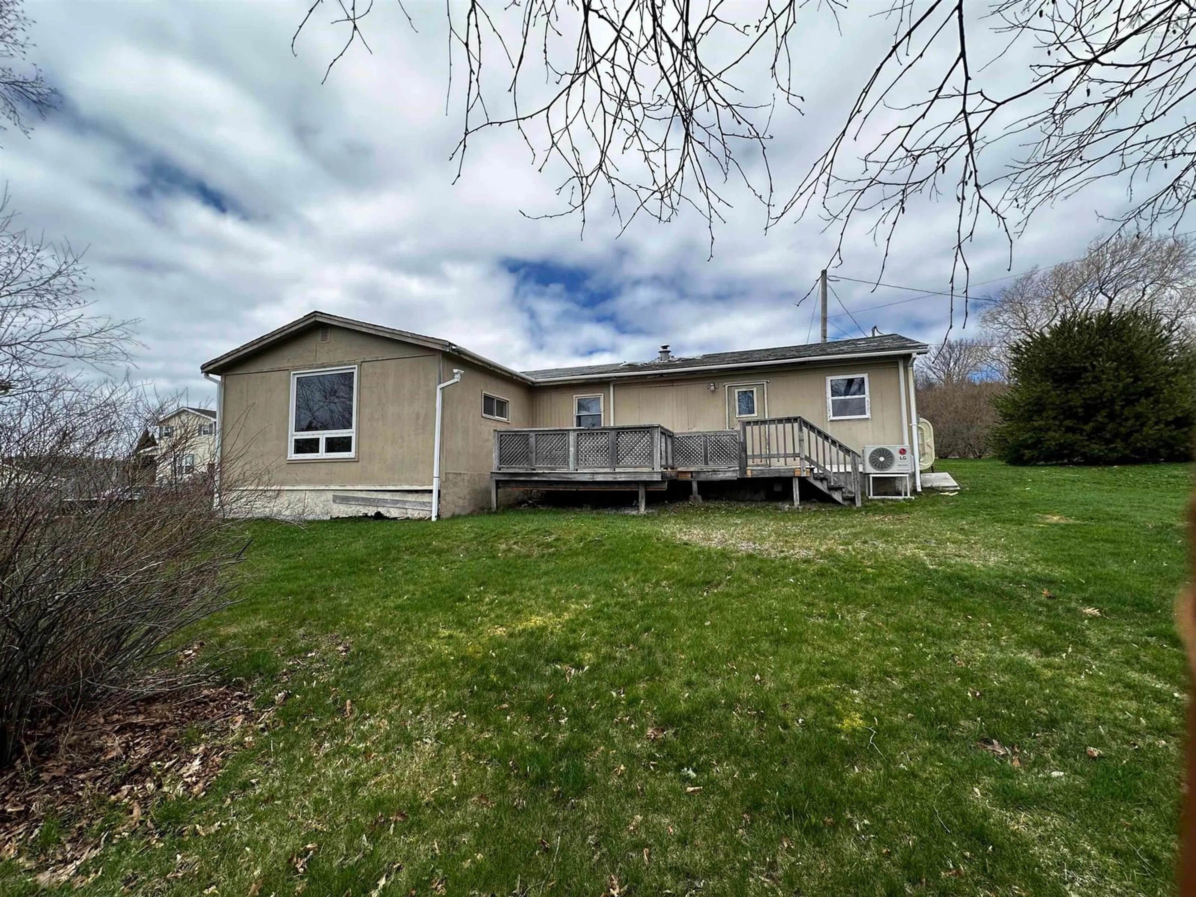 A pic from outside/outdoor area/front of a property/back of a property/a pic from drone, water/lake/river/ocean view for 22 Old Halifax Rd, Three Mile Plains Nova Scotia B0N 2T0