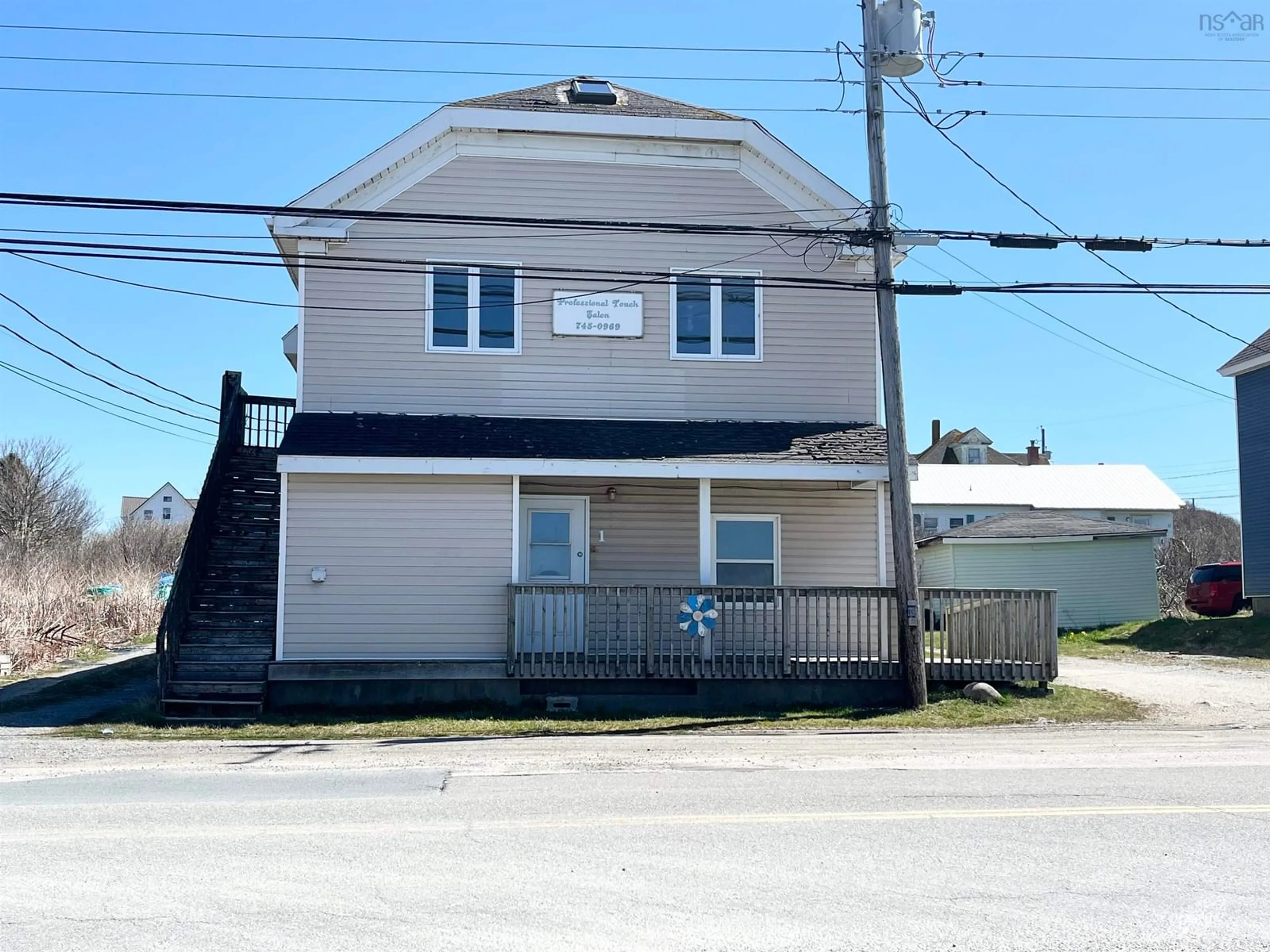 A pic from outside/outdoor area/front of a property/back of a property/a pic from drone, building for 2739 Main St, Clark's Harbour Nova Scotia B0W 1P0