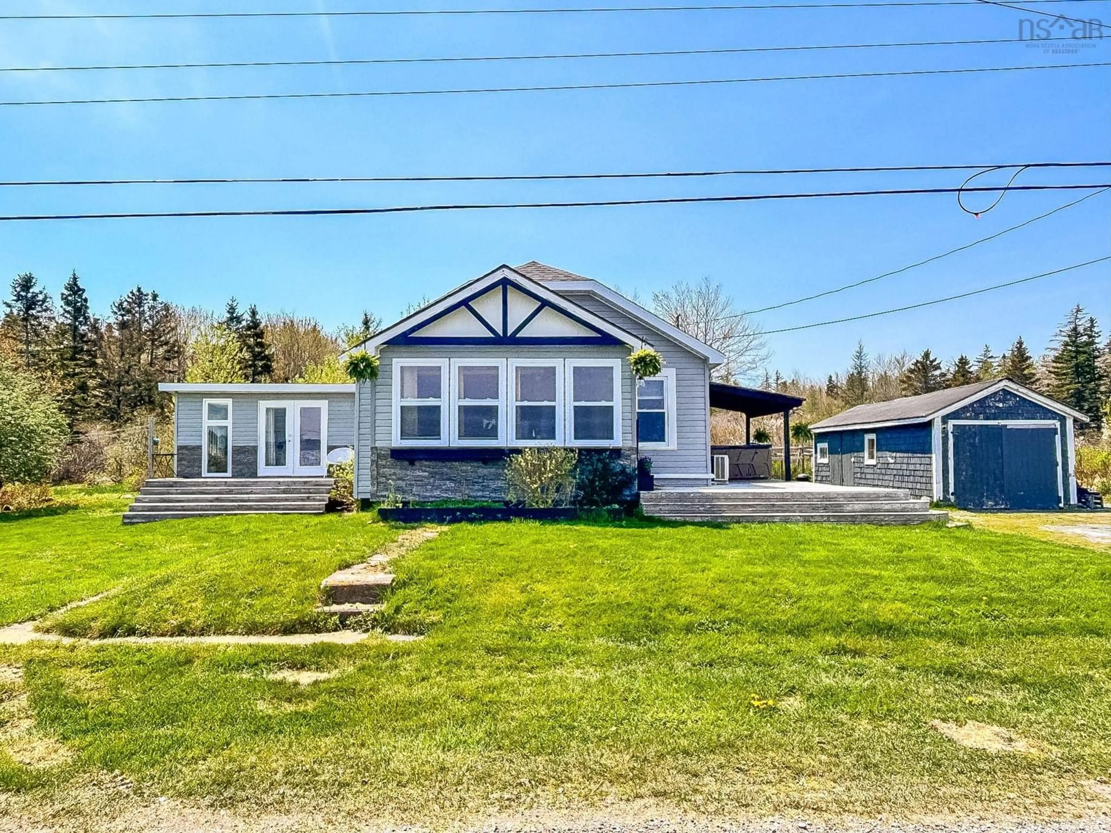 A pic from outside/outdoor area/front of a property/back of a property/a pic from drone, unknown for 216 Long Cove Rd, Port Medway Nova Scotia B0J 2T0