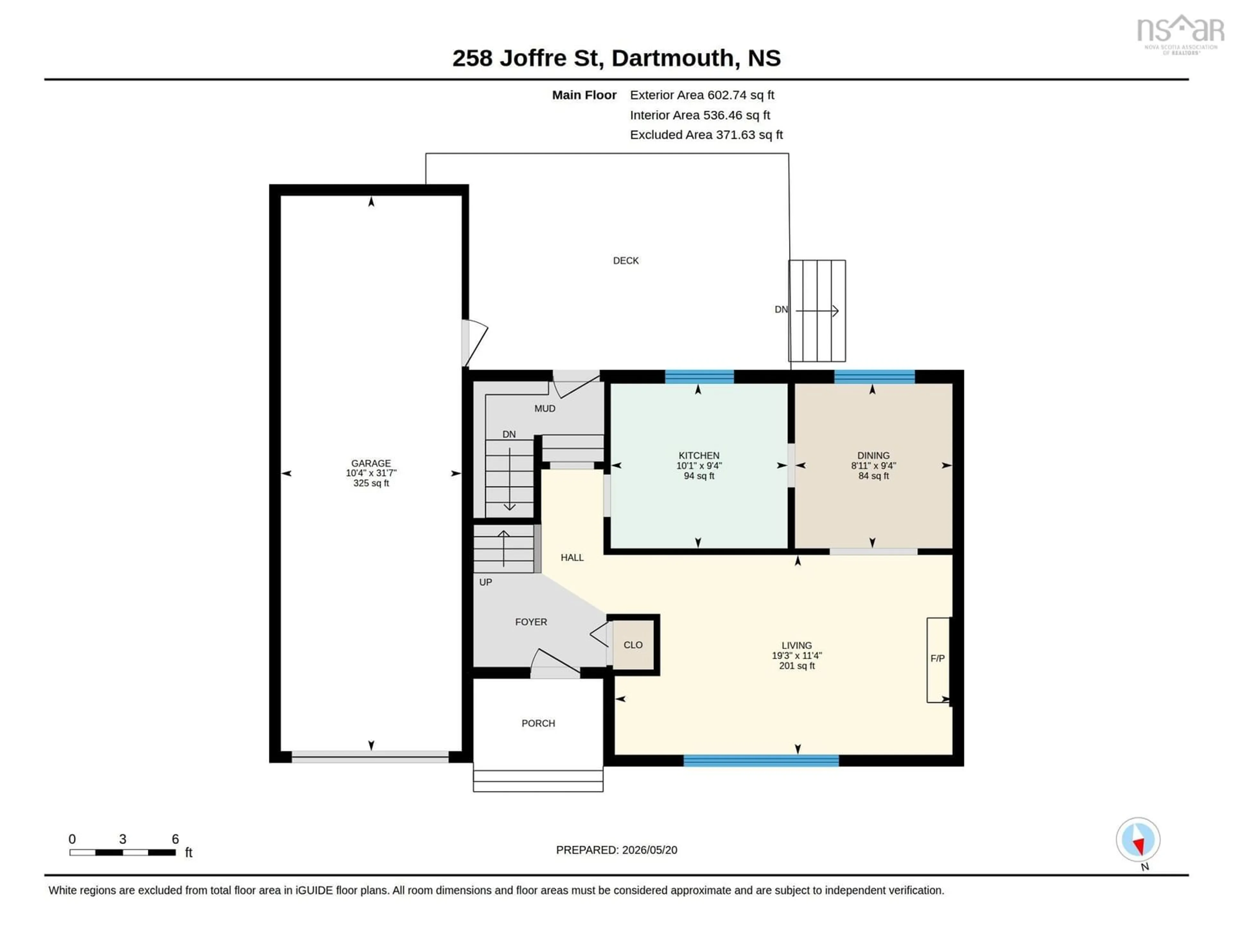 Floor plan for 258 Joffre St, Dartmouth Nova Scotia B2Y 3E1