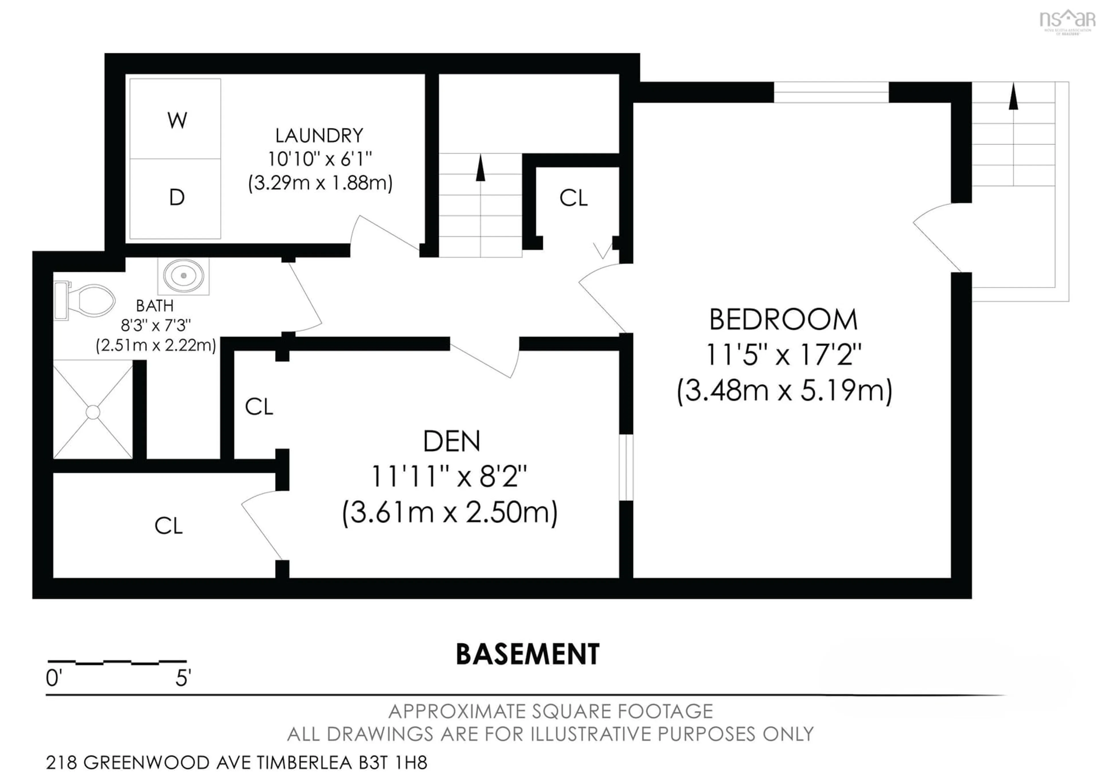 Floor plan for 218 Greenwood Ave, Timberlea Nova Scotia B3T 1H8