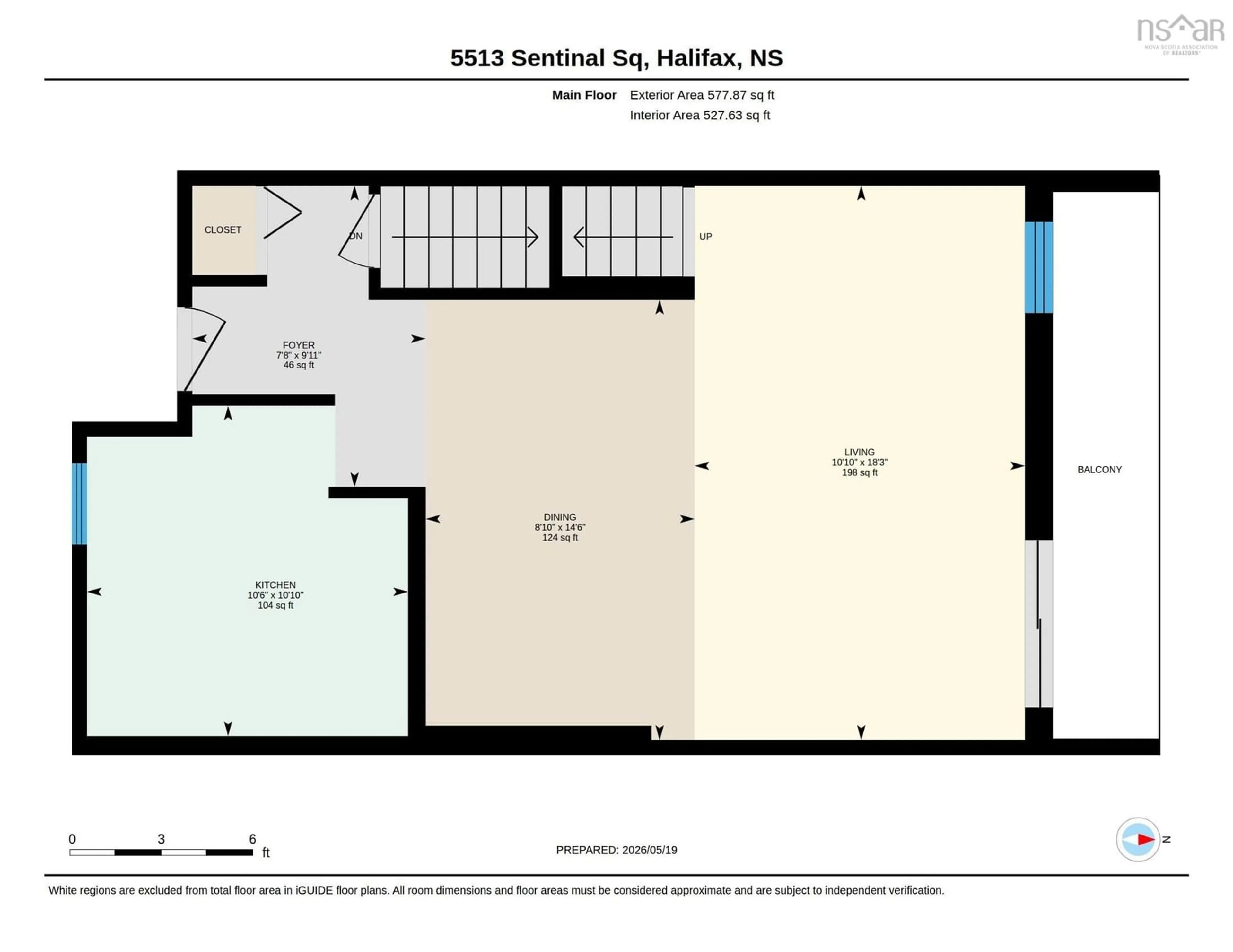 Floor plan for 5513 Sentinel Sq, Halifax Nova Scotia B3K 4A8