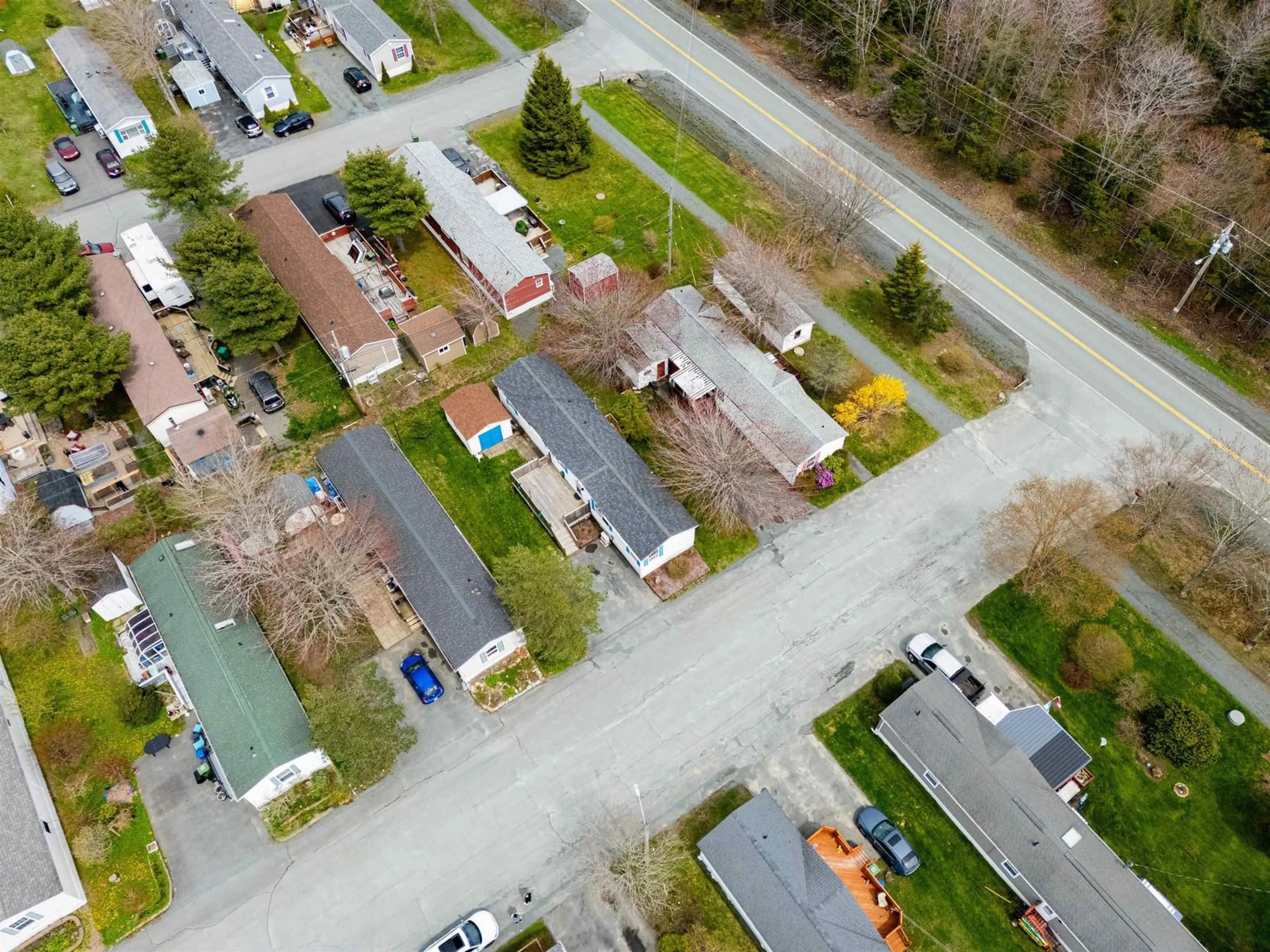 A pic from outside/outdoor area/front of a property/back of a property/a pic from drone, street for 4 Tenth St, Lucasville Nova Scotia B4B 1R6