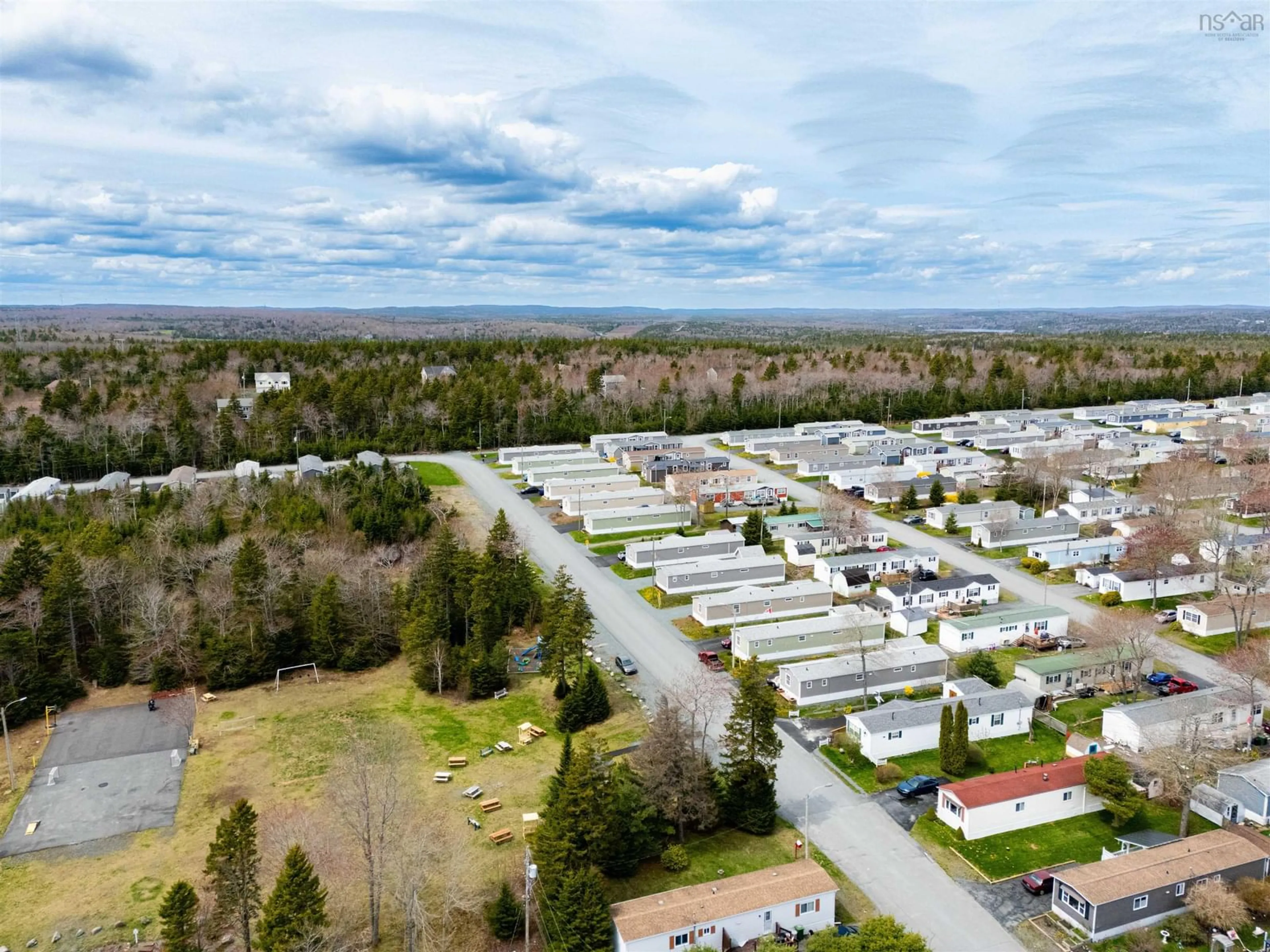 A pic from outside/outdoor area/front of a property/back of a property/a pic from drone, unknown for 4 Tenth St, Lucasville Nova Scotia B4B 1R6
