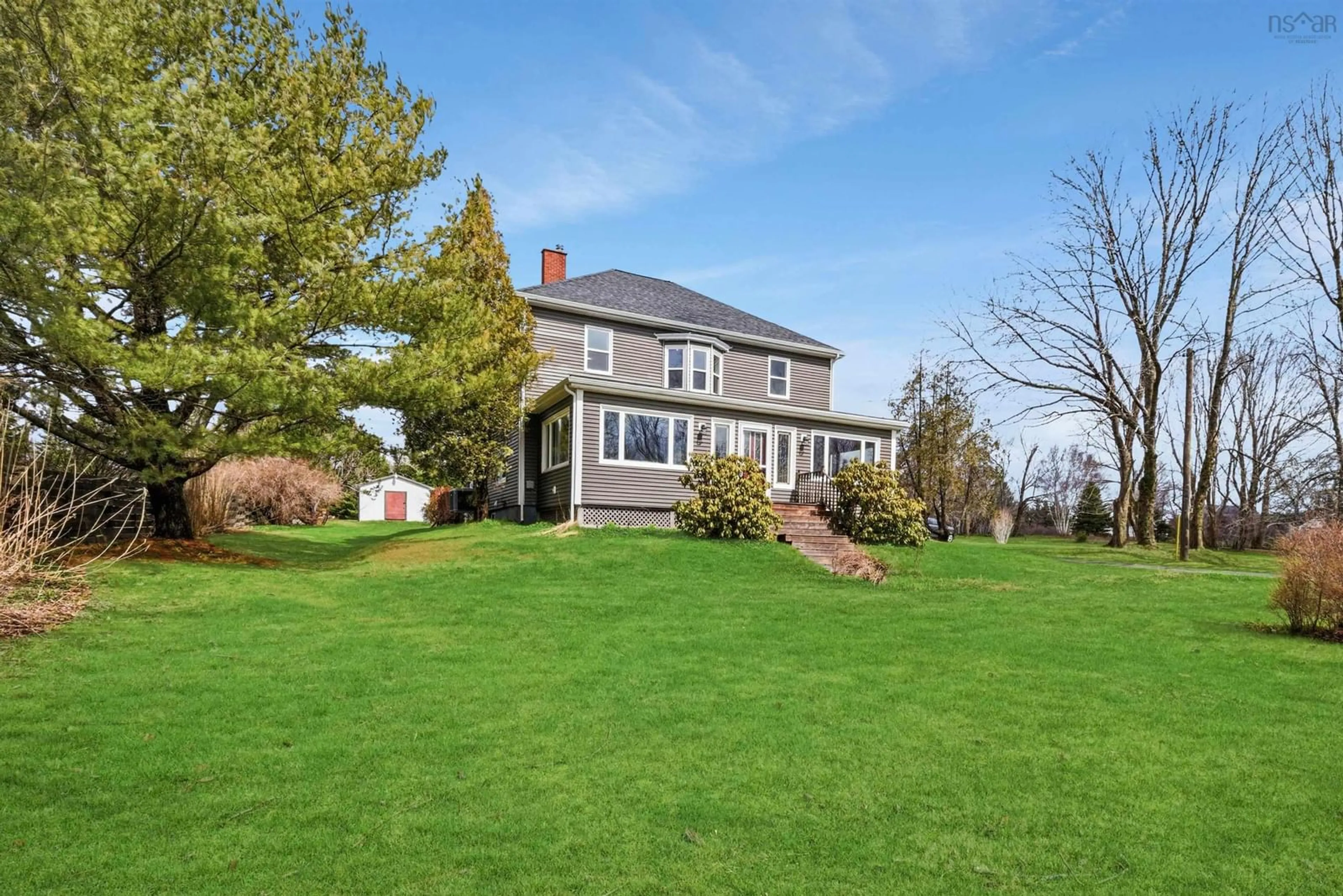 A pic from outside/outdoor area/front of a property/back of a property/a pic from drone, unknown for 11659 Highway 16, Boylston Nova Scotia B0H 1G0