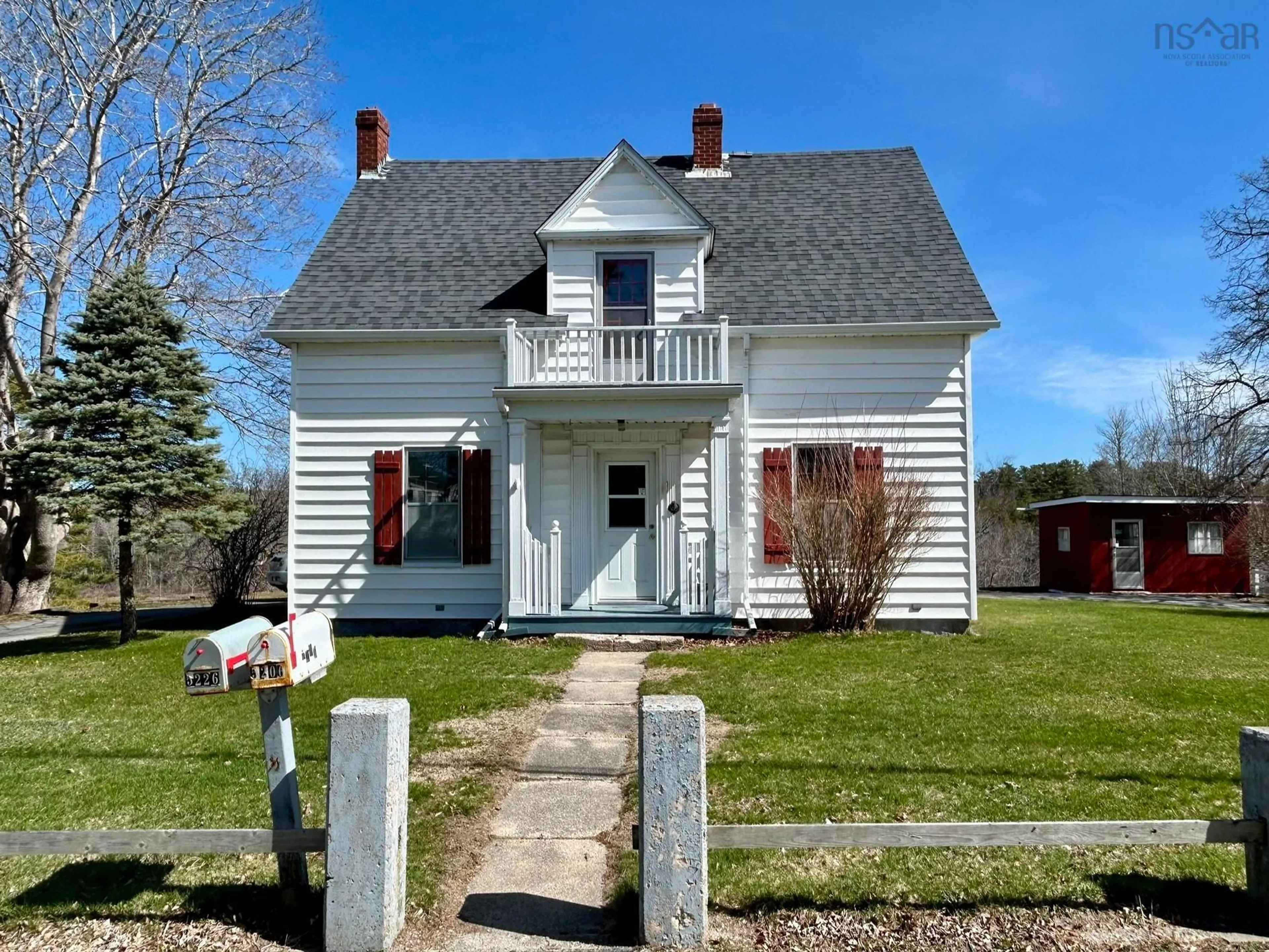 Home with vinyl exterior material, street for 5226 Highway 3, Chester Basin Nova Scotia B0J 1K0