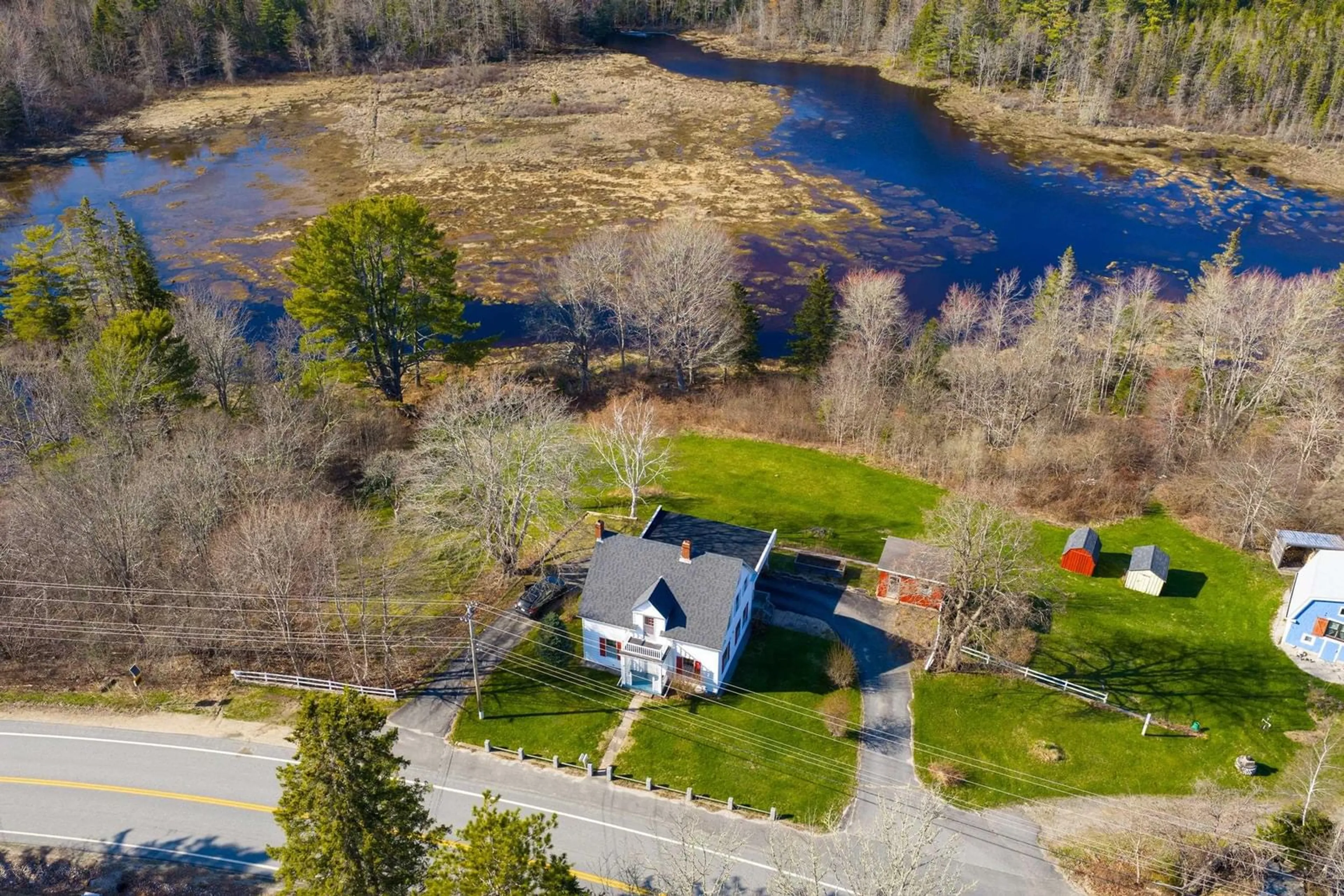 A pic from outside/outdoor area/front of a property/back of a property/a pic from drone, water/lake/river/ocean view for 5226 Highway 3, Chester Basin Nova Scotia B0J 1K0