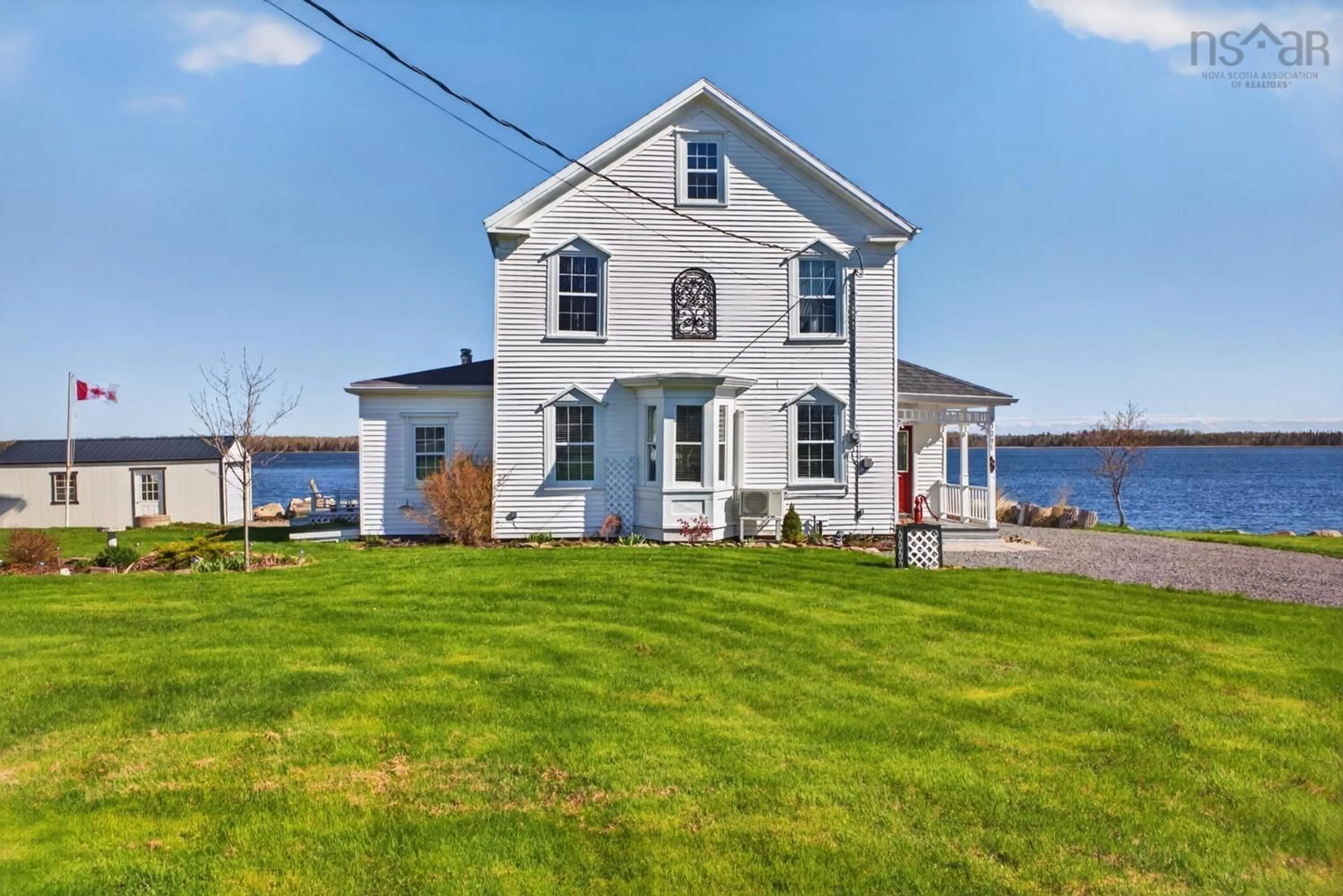 Home with vinyl exterior material, water/lake/river/ocean view for 13291 Highway 6, Wallace Bridge Nova Scotia B0K 1Y0